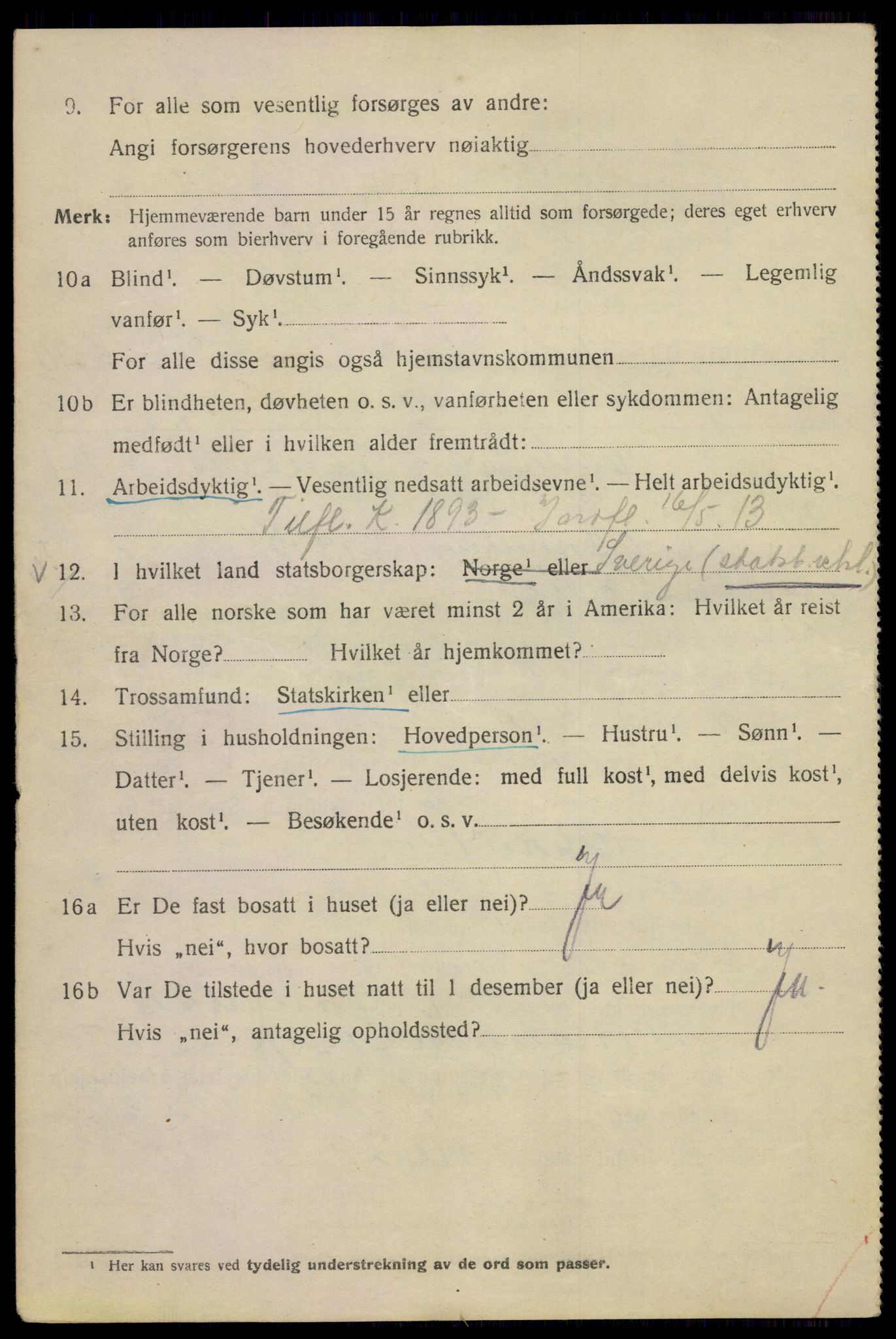 SAO, 1920 census for Kristiania, 1920, p. 469358