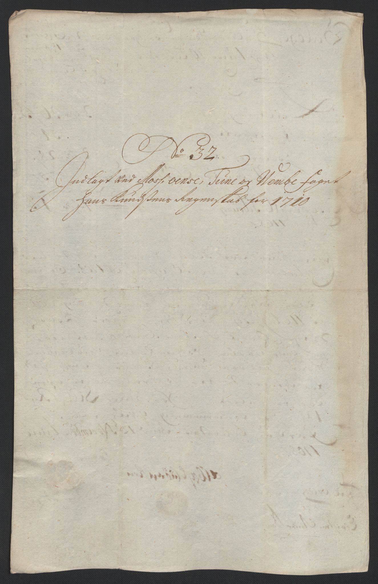 Rentekammeret inntil 1814, Reviderte regnskaper, Fogderegnskap, AV/RA-EA-4092/R04/L0135: Fogderegnskap Moss, Onsøy, Tune, Veme og Åbygge, 1709-1710, p. 426