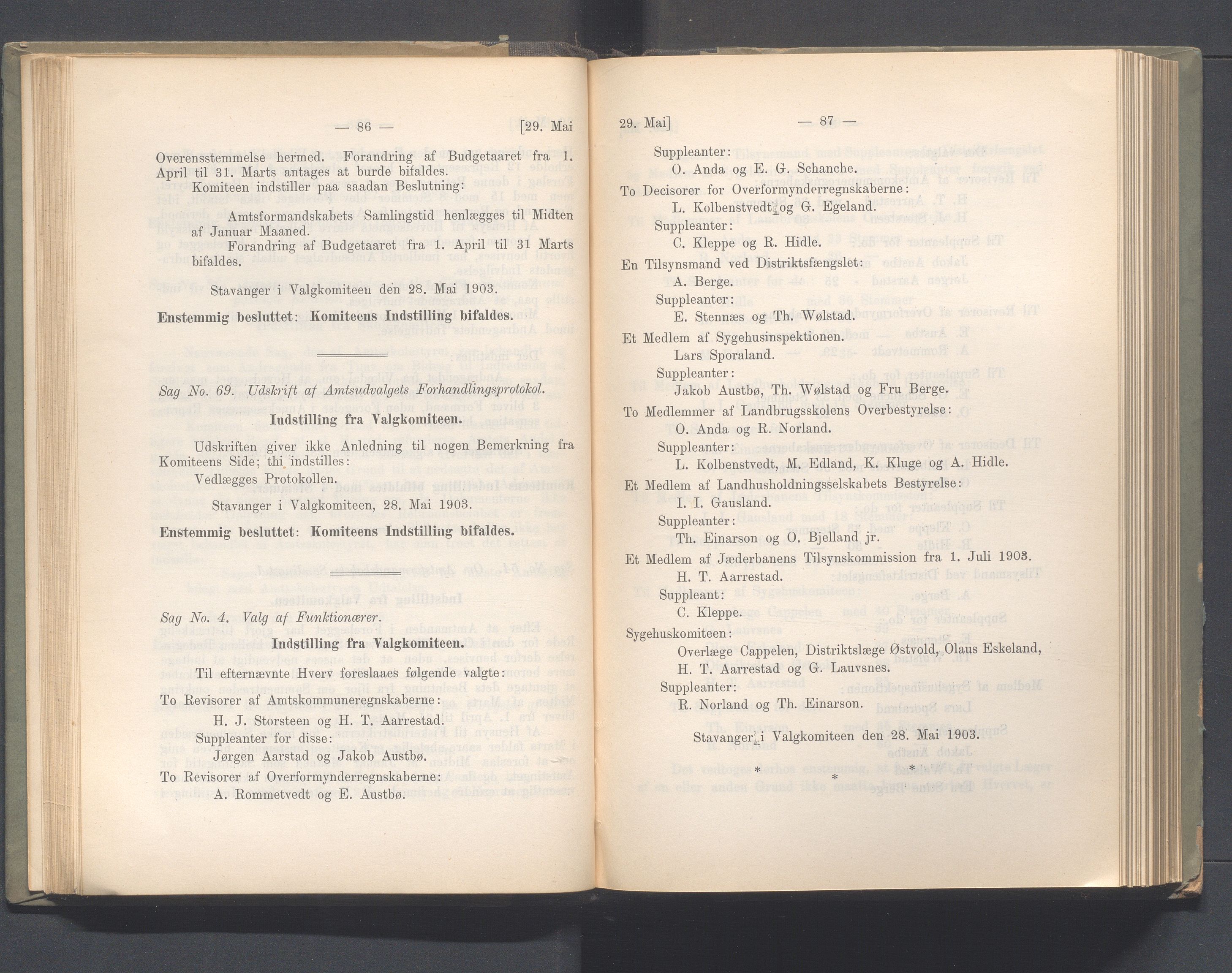 Rogaland fylkeskommune - Fylkesrådmannen , IKAR/A-900/A, 1903, p. 49