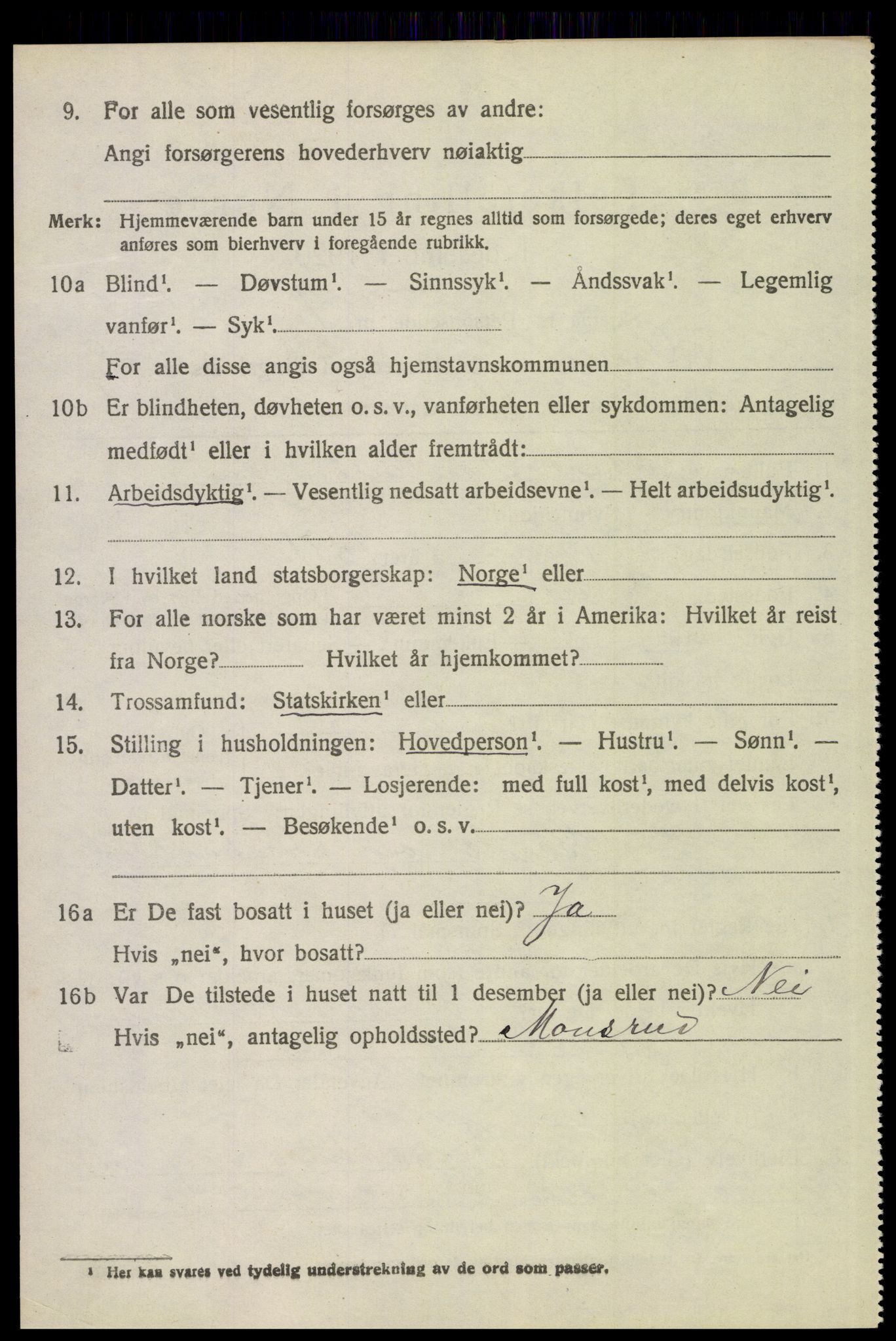 SAH, 1920 census for Grue, 1920, p. 7724