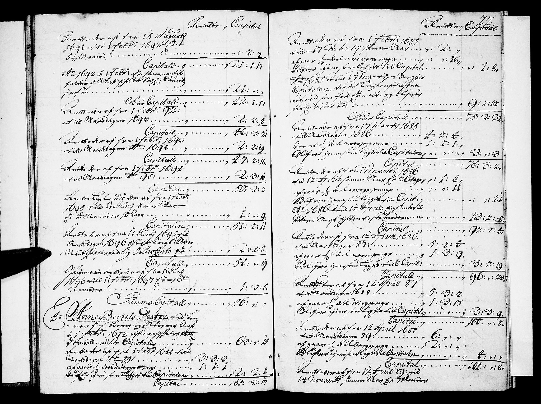 Christiania byfogd, AV/SAO-A-11543/F/Fb/L0025: Tingbok, 1697, p. 21b-22a