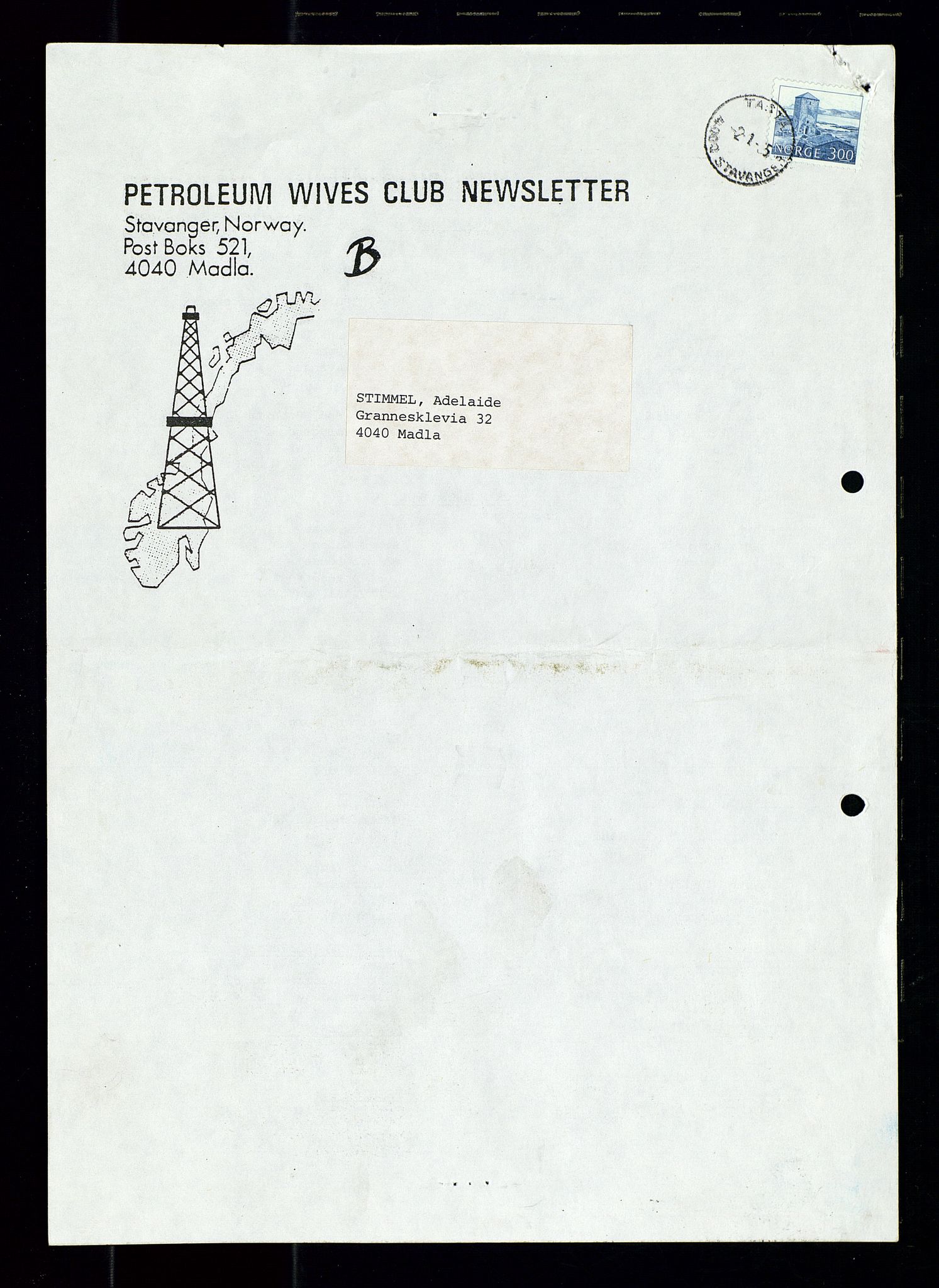 PA 1547 - Petroleum Wives Club, AV/SAST-A-101974/X/Xa/L0002: Newsletter, 1979-1987