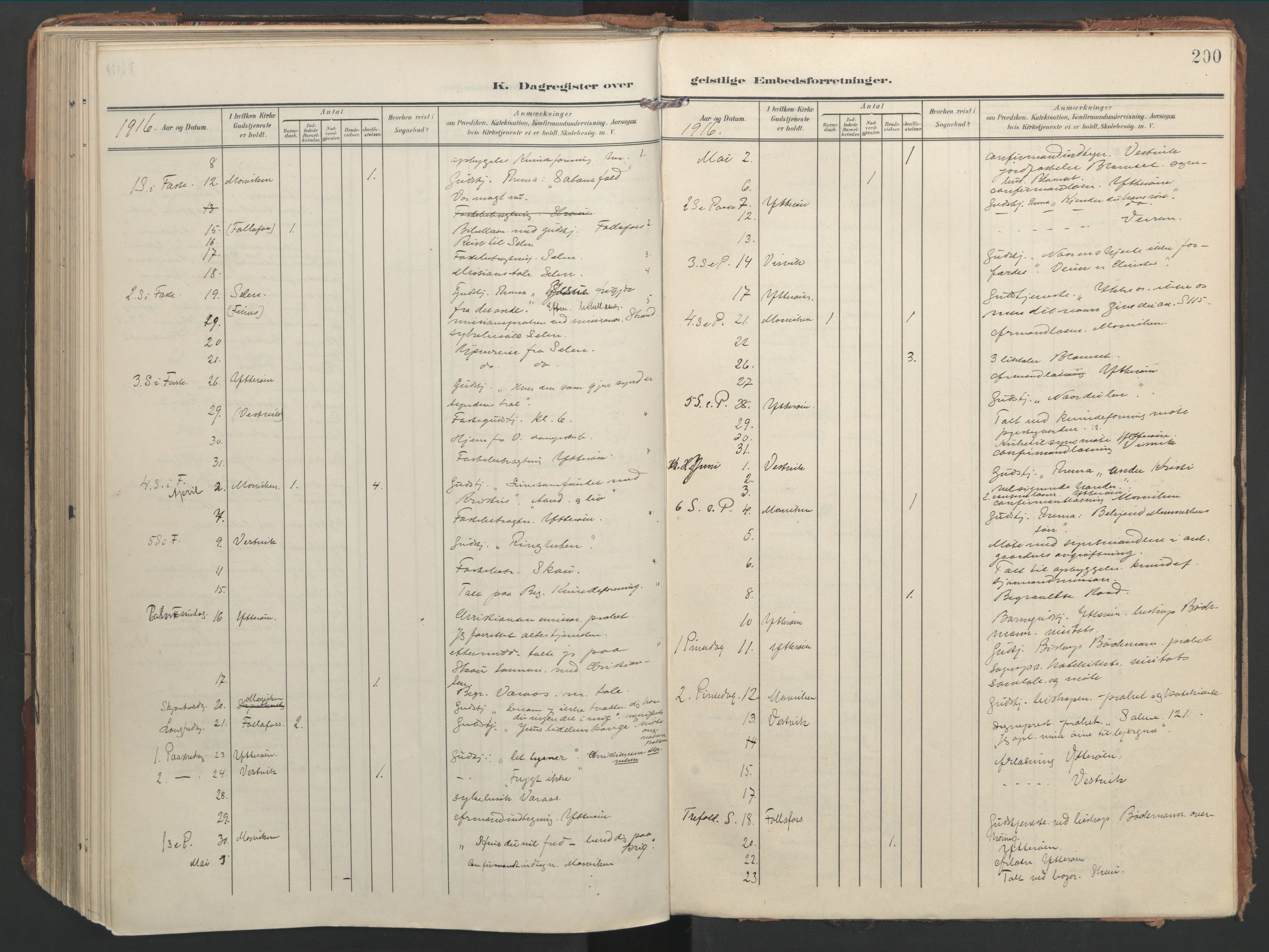Ministerialprotokoller, klokkerbøker og fødselsregistre - Nord-Trøndelag, SAT/A-1458/744/L0421: Parish register (official) no. 744A05, 1905-1930, p. 200