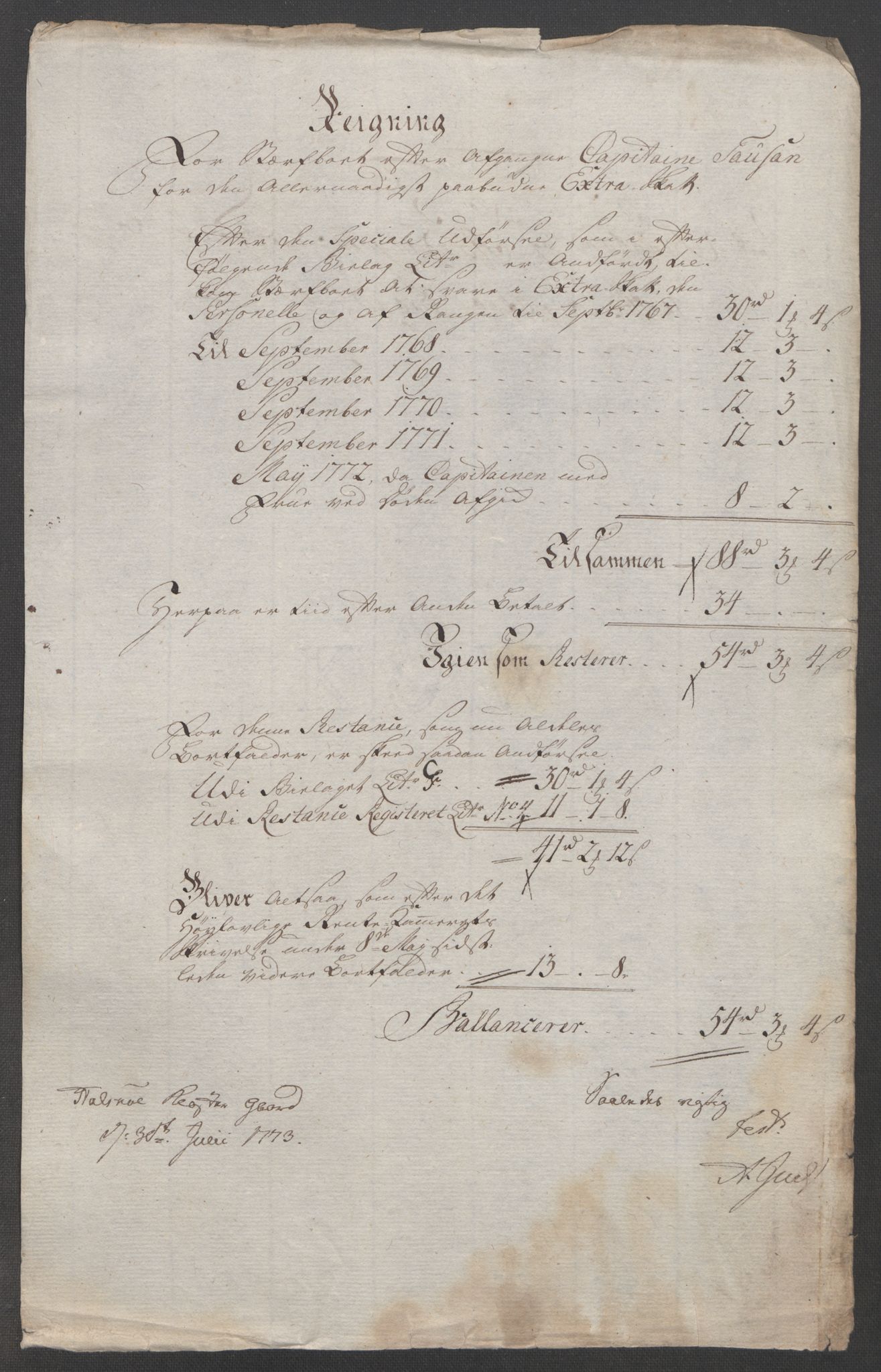 Rentekammeret inntil 1814, Reviderte regnskaper, Fogderegnskap, RA/EA-4092/R48/L3136: Ekstraskatten Sunnhordland og Hardanger, 1762-1772, p. 343
