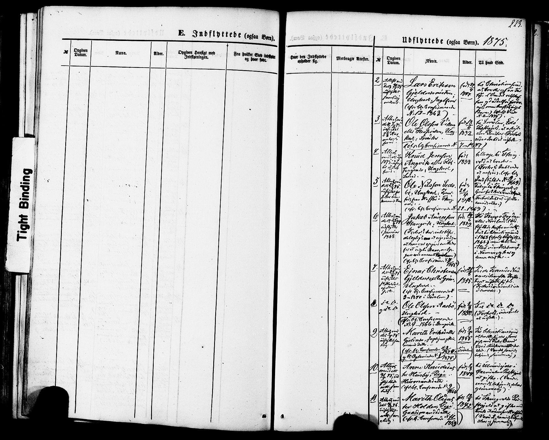 Ministerialprotokoller, klokkerbøker og fødselsregistre - Møre og Romsdal, AV/SAT-A-1454/592/L1027: Parish register (official) no. 592A05, 1865-1878, p. 223