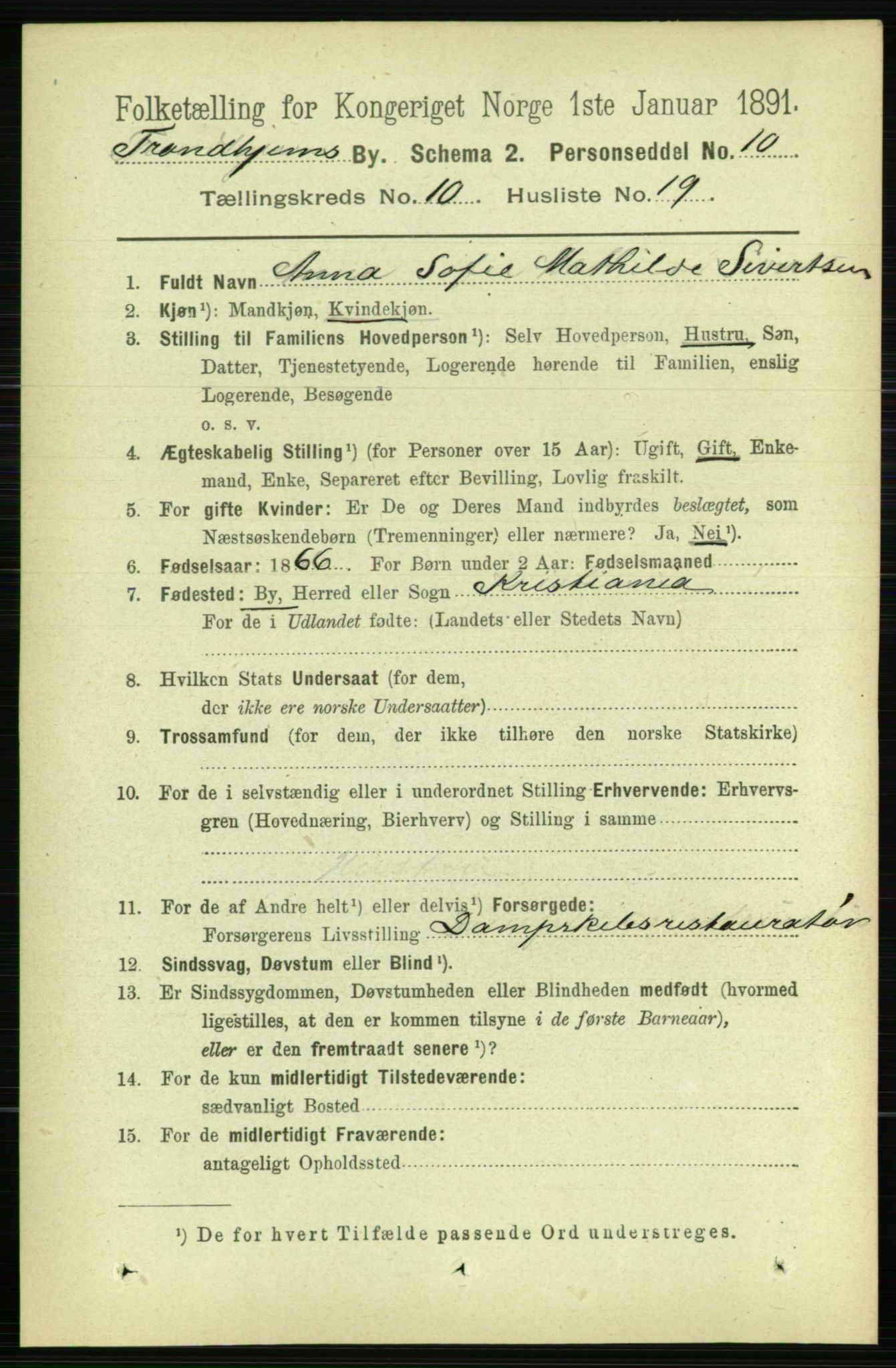 RA, 1891 census for 1601 Trondheim, 1891, p. 8642