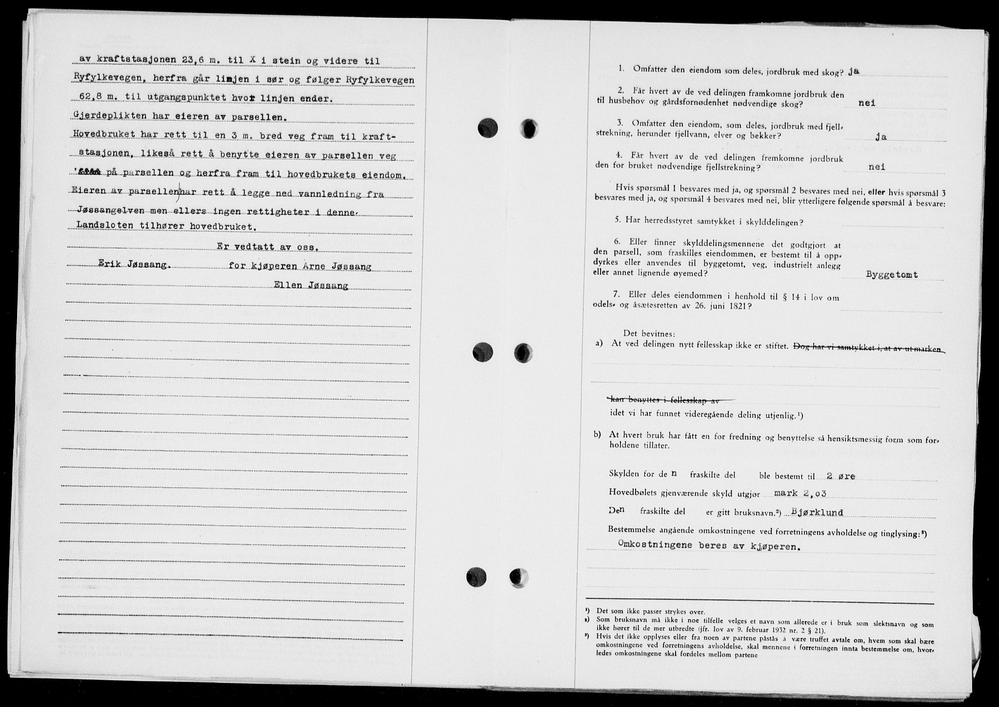 Ryfylke tingrett, SAST/A-100055/001/II/IIB/L0104: Mortgage book no. 83, 1948-1949, Diary no: : 52/1949