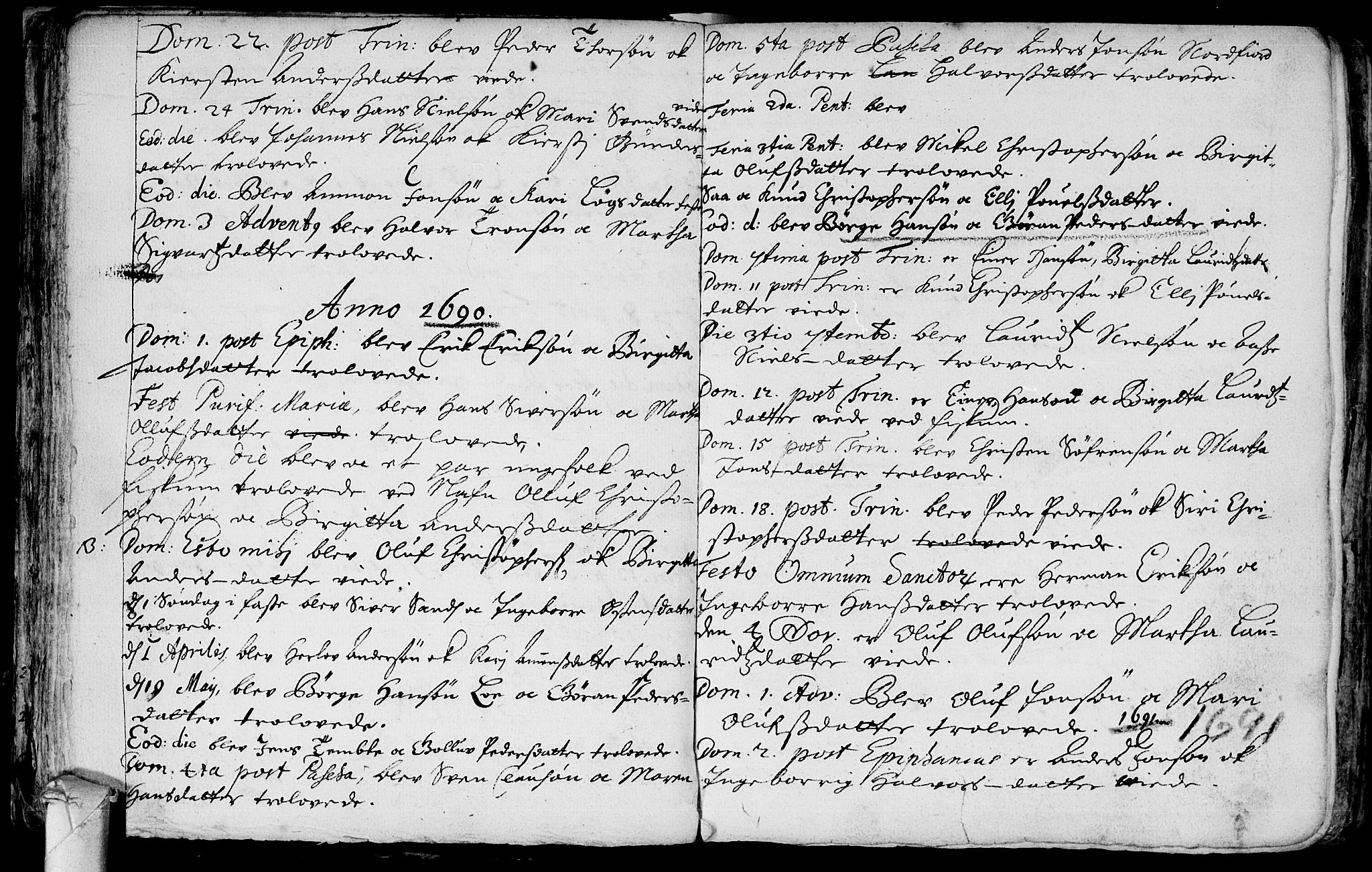 Eiker kirkebøker, AV/SAKO-A-4/F/Fa/L0001: Parish register (official) no. I 1 /1, 1683-1704