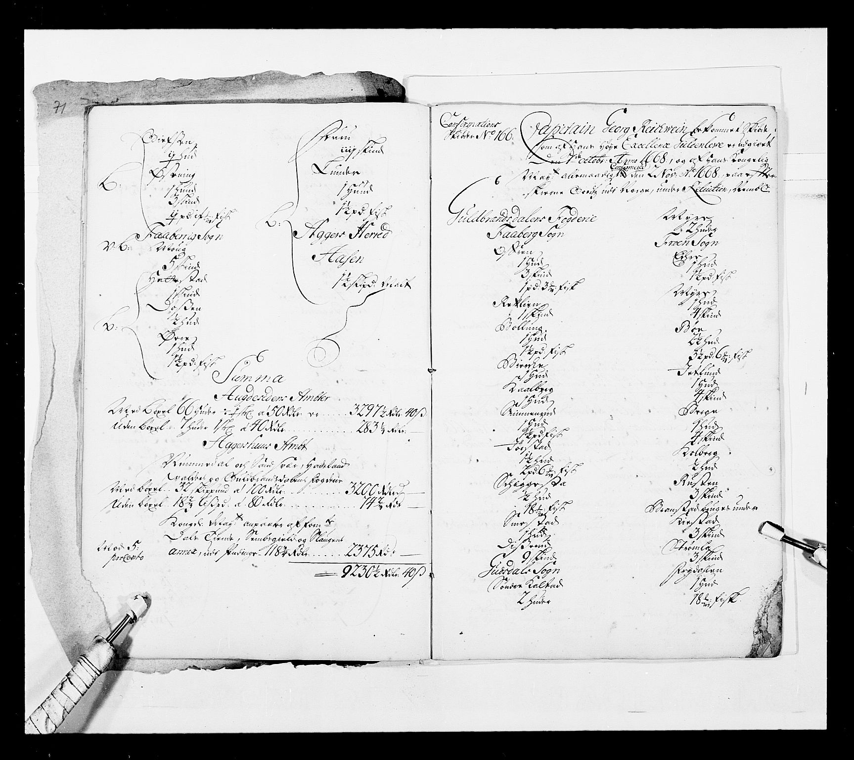 Stattholderembetet 1572-1771, AV/RA-EA-2870/Ek/L0043/0001: Jordebøker o.a. 1720-1728 vedkommende krongodset: / Dokumenter om reluisjonsgodset m.m., 1724-1728, p. 203