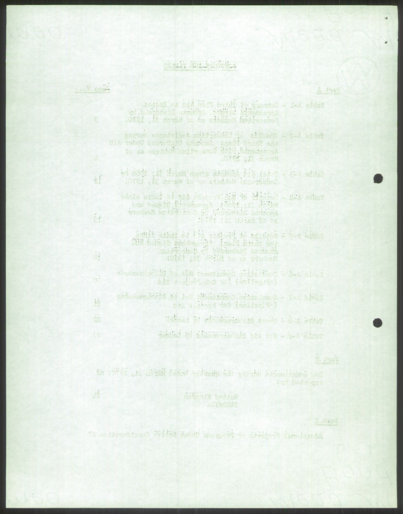 Direktoratet for utviklingshjelp (NORAD), AV/RA-S-6670/E/Ea/Eab/L0078: Asia: India. India-konsortiet, 1969-1970, p. 8