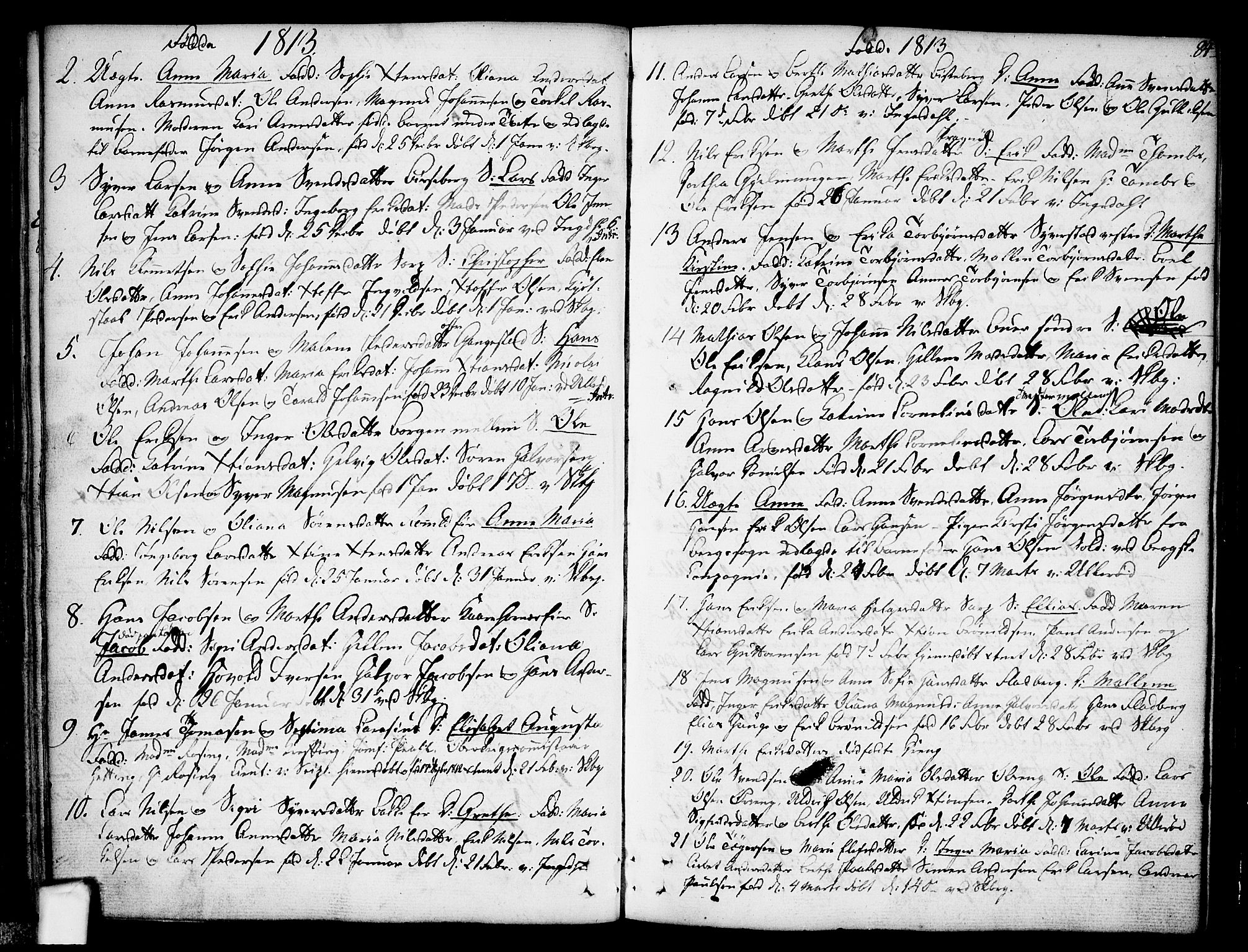 Skjeberg prestekontor Kirkebøker, SAO/A-10923/F/Fa/L0003: Parish register (official) no. I 3, 1792-1814, p. 84