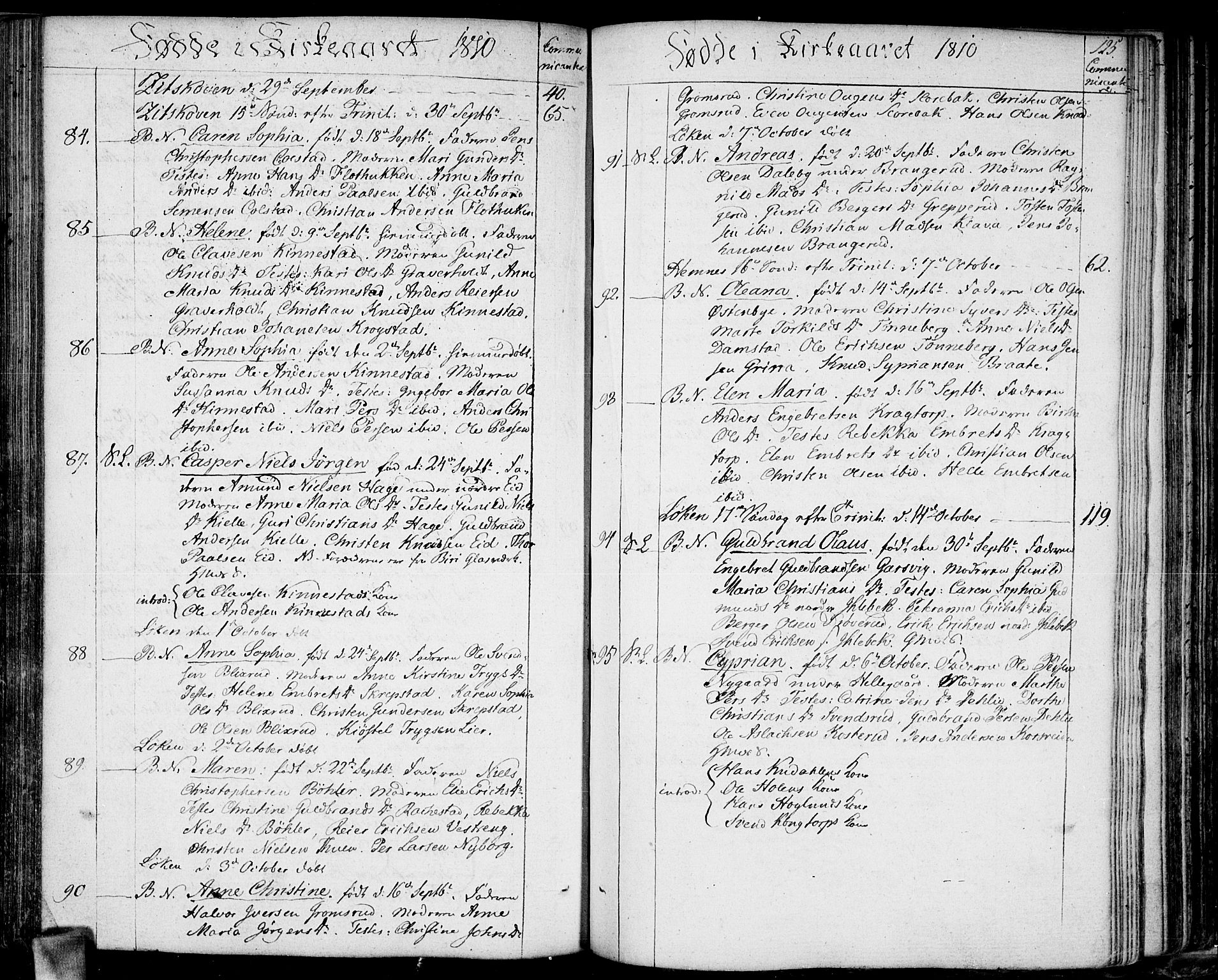 Høland prestekontor Kirkebøker, SAO/A-10346a/F/Fa/L0006: Parish register (official) no. I 6, 1794-1814, p. 125