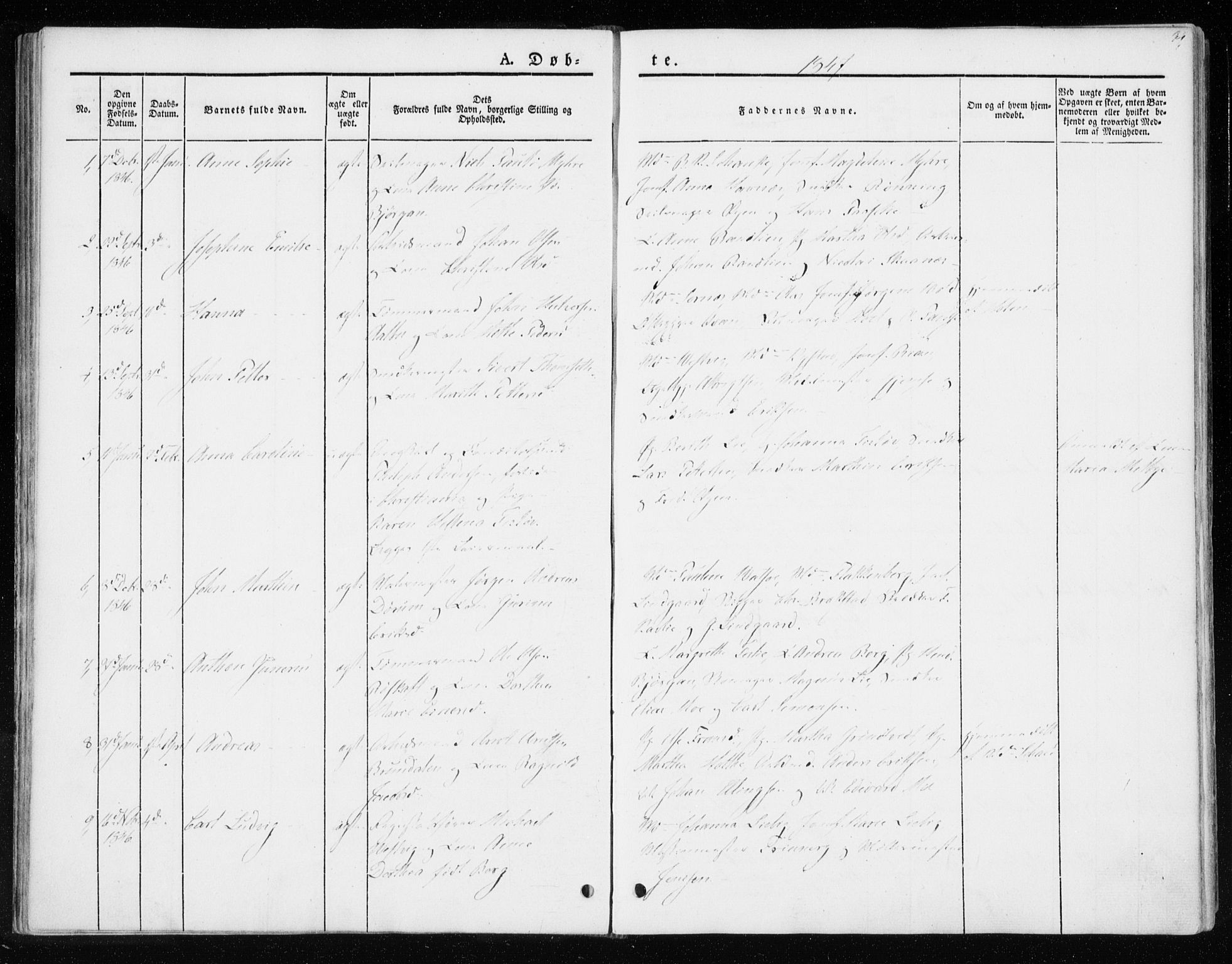 Ministerialprotokoller, klokkerbøker og fødselsregistre - Sør-Trøndelag, SAT/A-1456/604/L0183: Parish register (official) no. 604A04, 1841-1850, p. 34