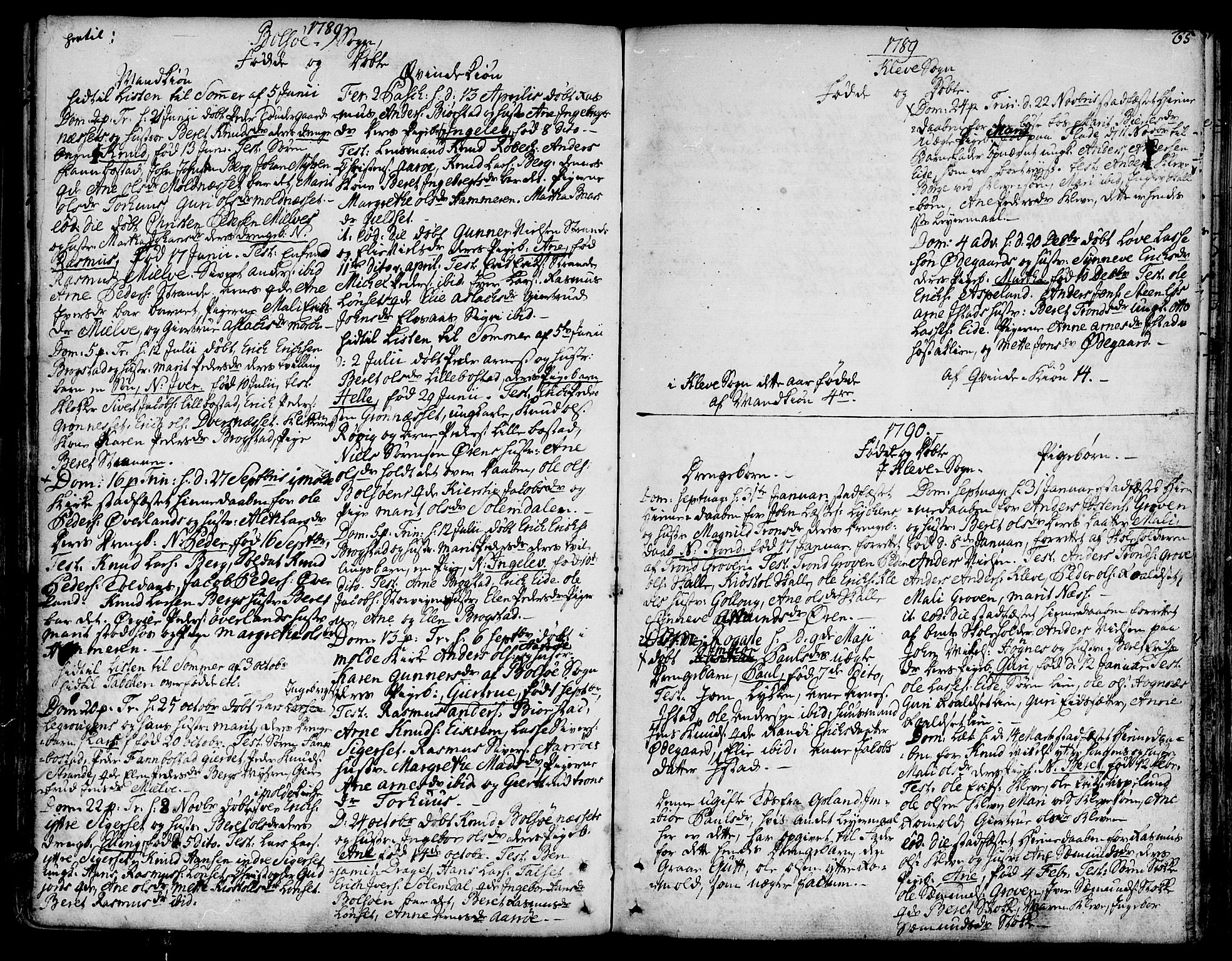 Ministerialprotokoller, klokkerbøker og fødselsregistre - Møre og Romsdal, SAT/A-1454/555/L0648: Parish register (official) no. 555A01, 1759-1793, p. 65