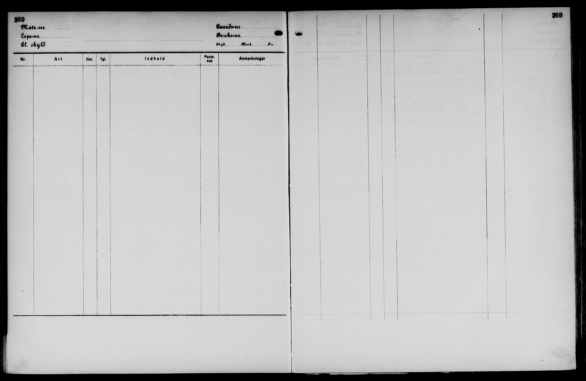 Vinger og Odal sorenskriveri, SAH/TING-022/H/Ha/Hac/Hacc/L0011: Mortgage register no. 3.11, 1923, p. 269