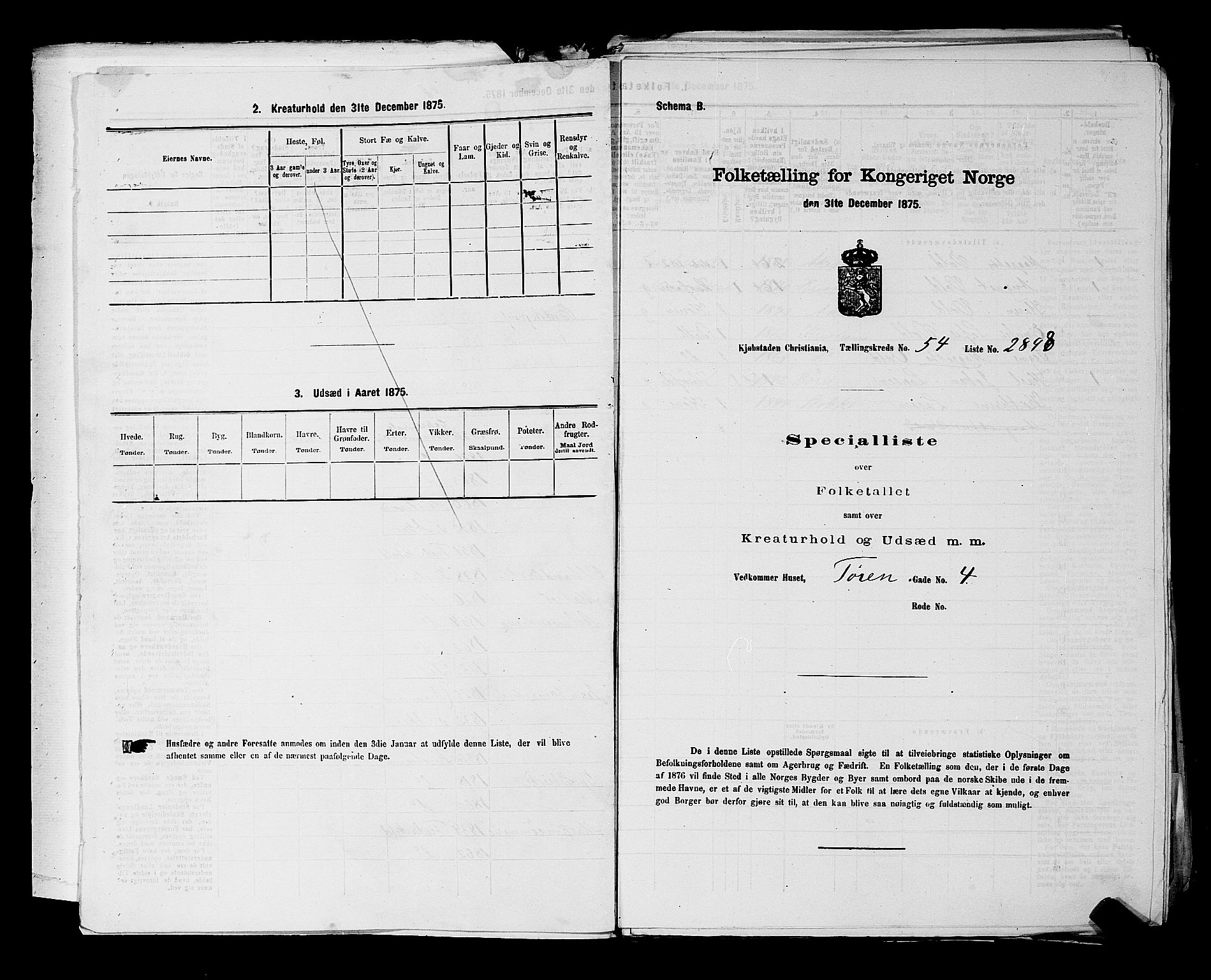 RA, 1875 census for 0301 Kristiania, 1875, p. 8141