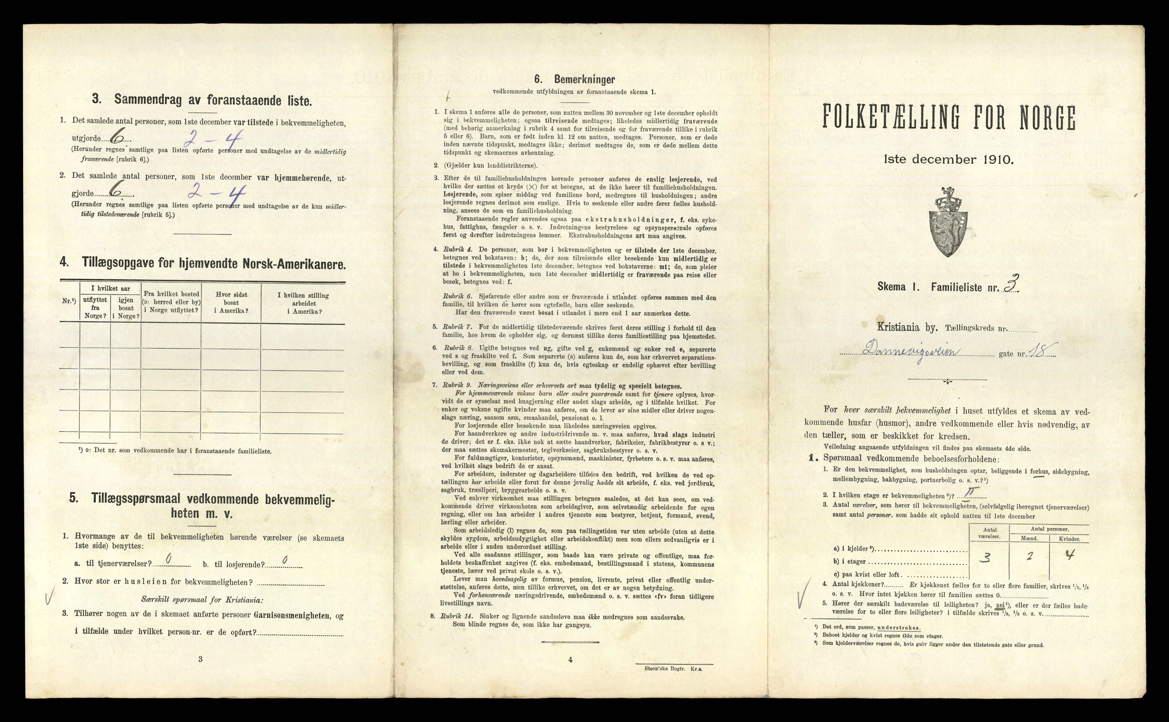 RA, 1910 census for Kristiania, 1910, p. 15993