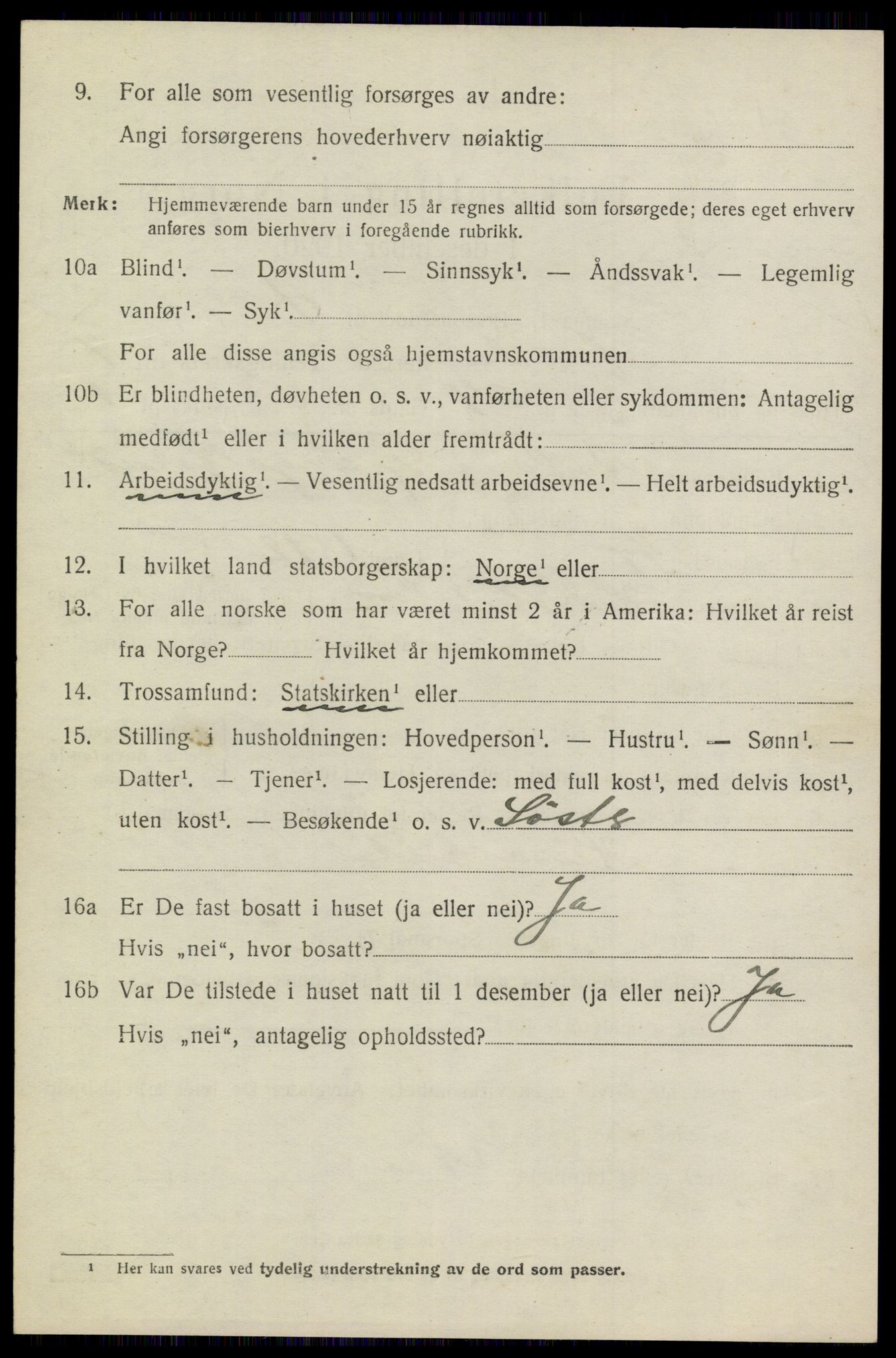 SAKO, 1920 census for Heddal, 1920, p. 4799