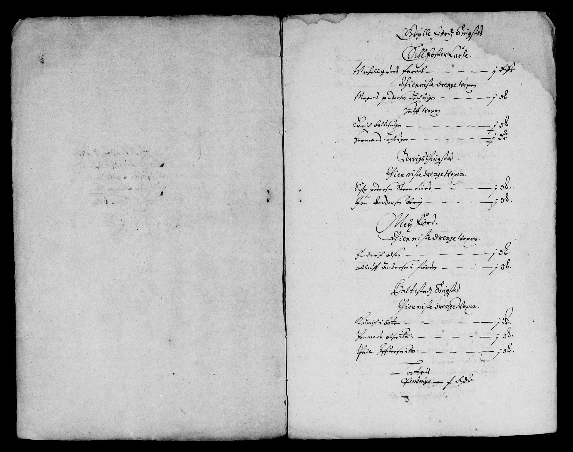 Rentekammeret inntil 1814, Reviderte regnskaper, Lensregnskaper, AV/RA-EA-5023/R/Rb/Rbz/L0040: Nordlandenes len, 1663-1665