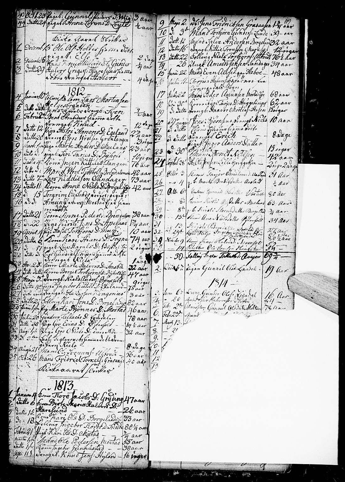 Gjerstad sokneprestkontor, SAK/1111-0014/F/Fb/Fba/L0001: Parish register (copy) no. B 1, 1797-1816, p. 118-119