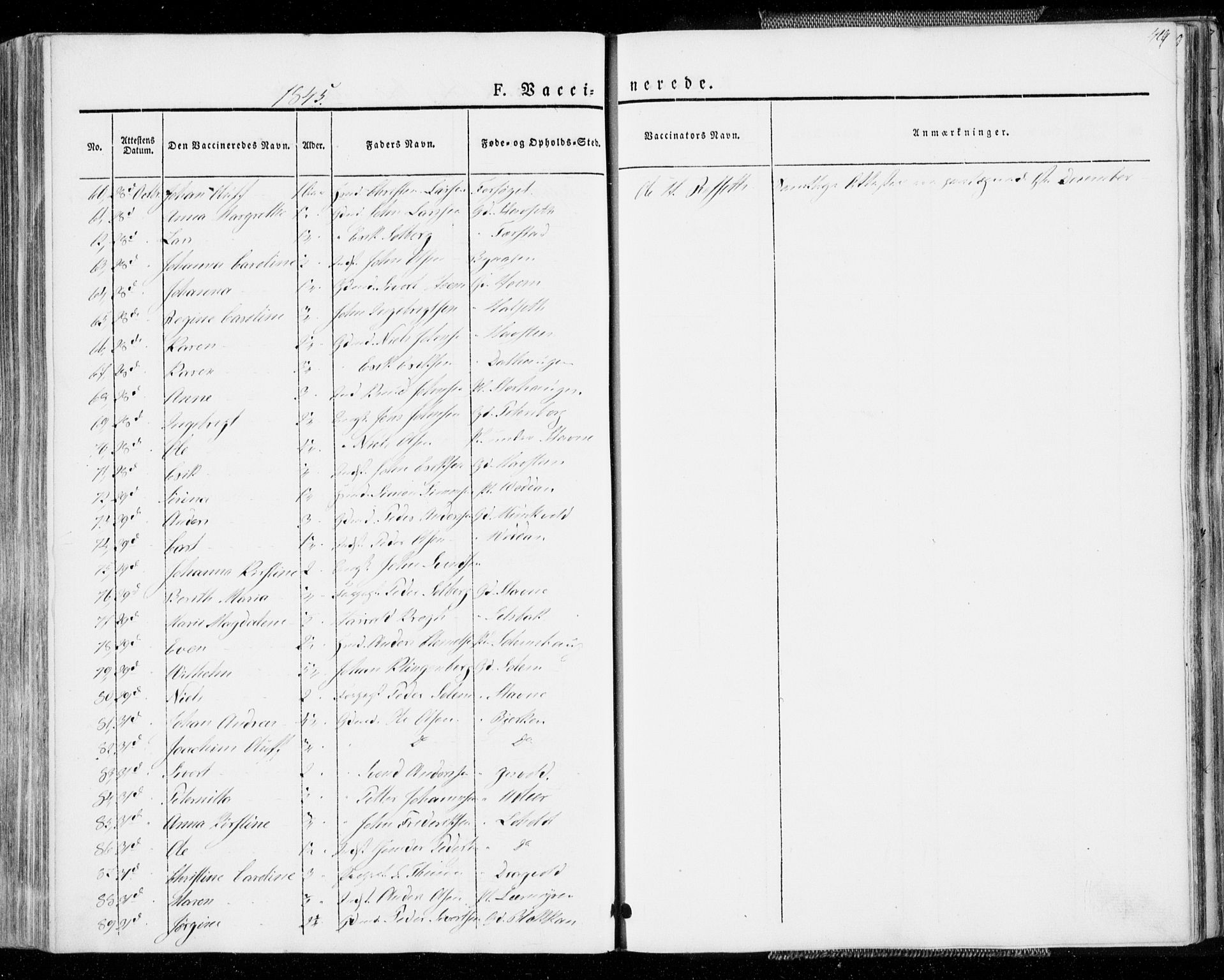 Ministerialprotokoller, klokkerbøker og fødselsregistre - Sør-Trøndelag, AV/SAT-A-1456/606/L0290: Parish register (official) no. 606A05, 1841-1847, p. 419