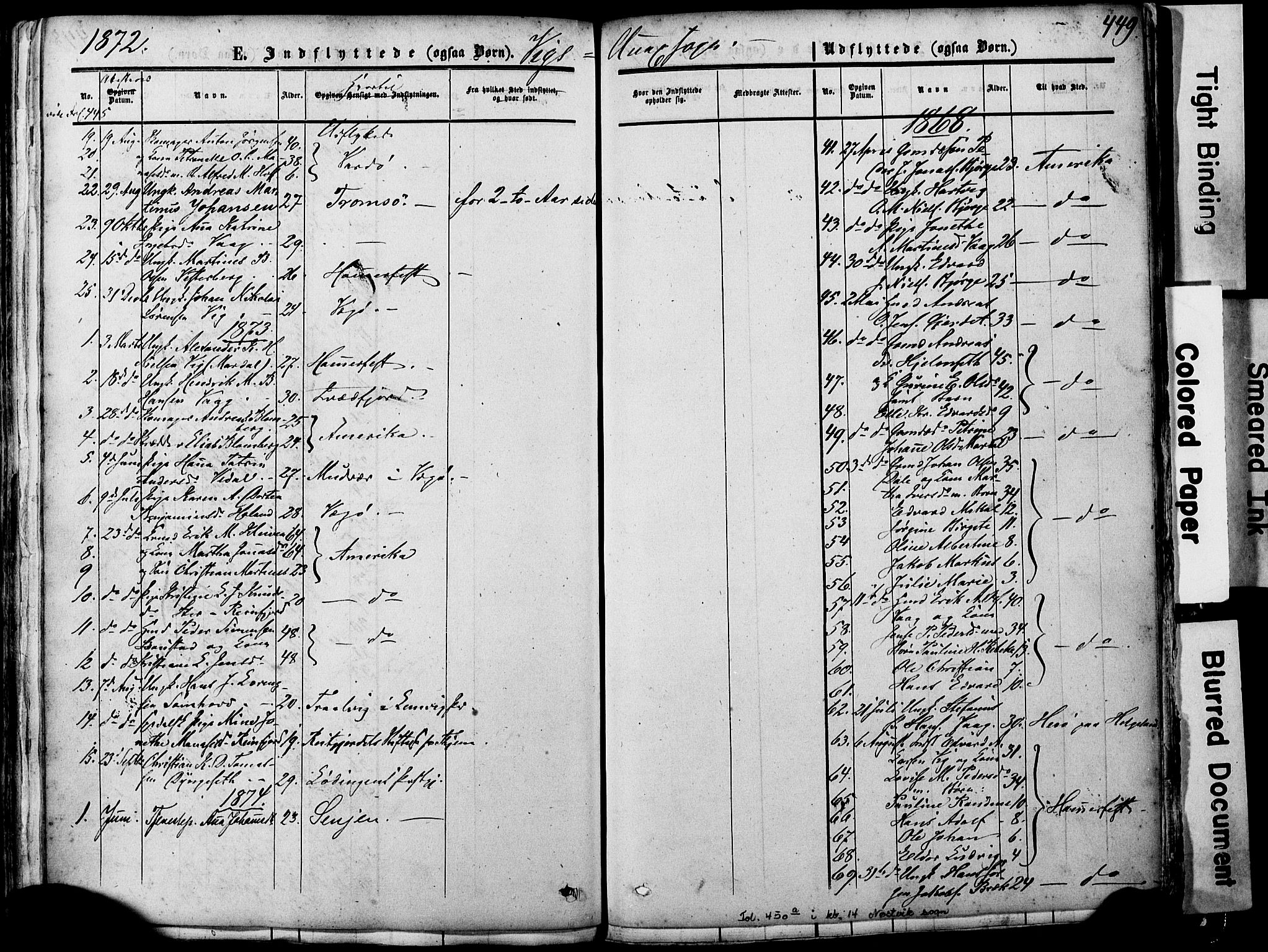 Ministerialprotokoller, klokkerbøker og fødselsregistre - Nordland, AV/SAT-A-1459/812/L0176: Parish register (official) no. 812A05, 1834-1874, p. 449