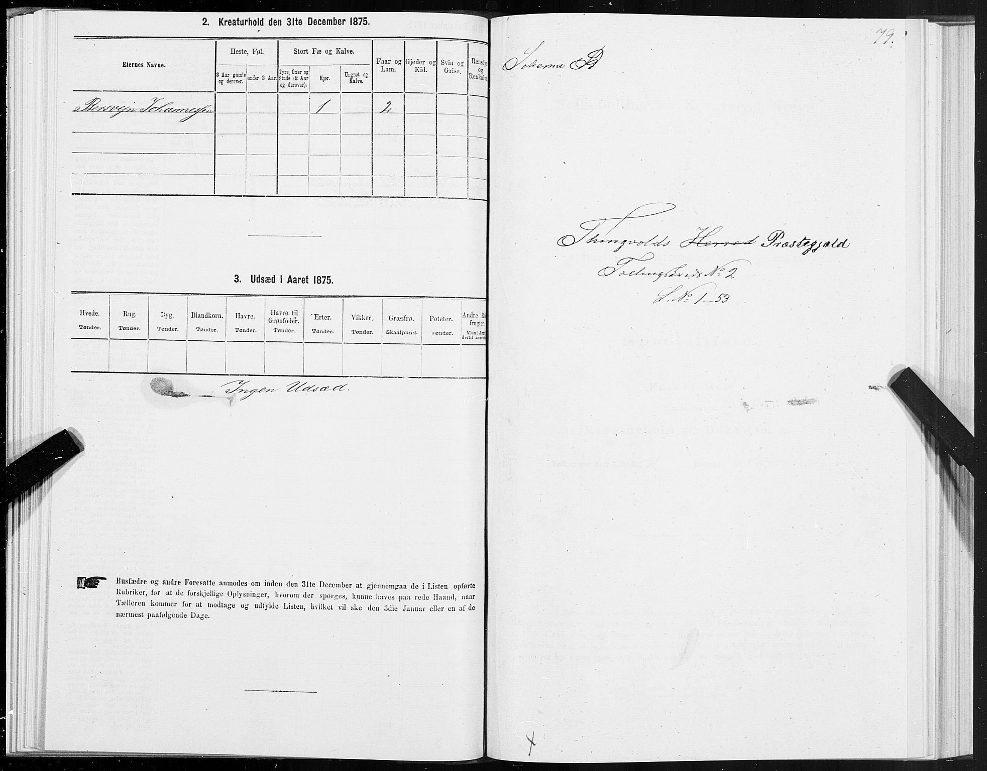 SAT, 1875 census for 1560P Tingvoll, 1875, p. 1079