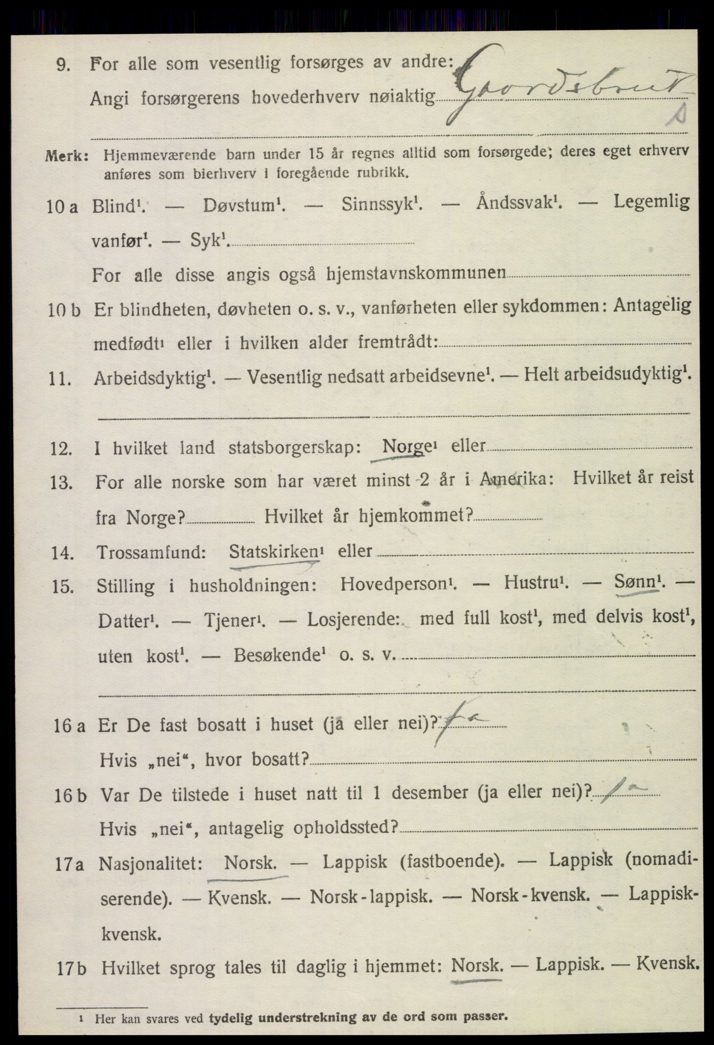 SAT, 1920 census for Bindal, 1920, p. 4892