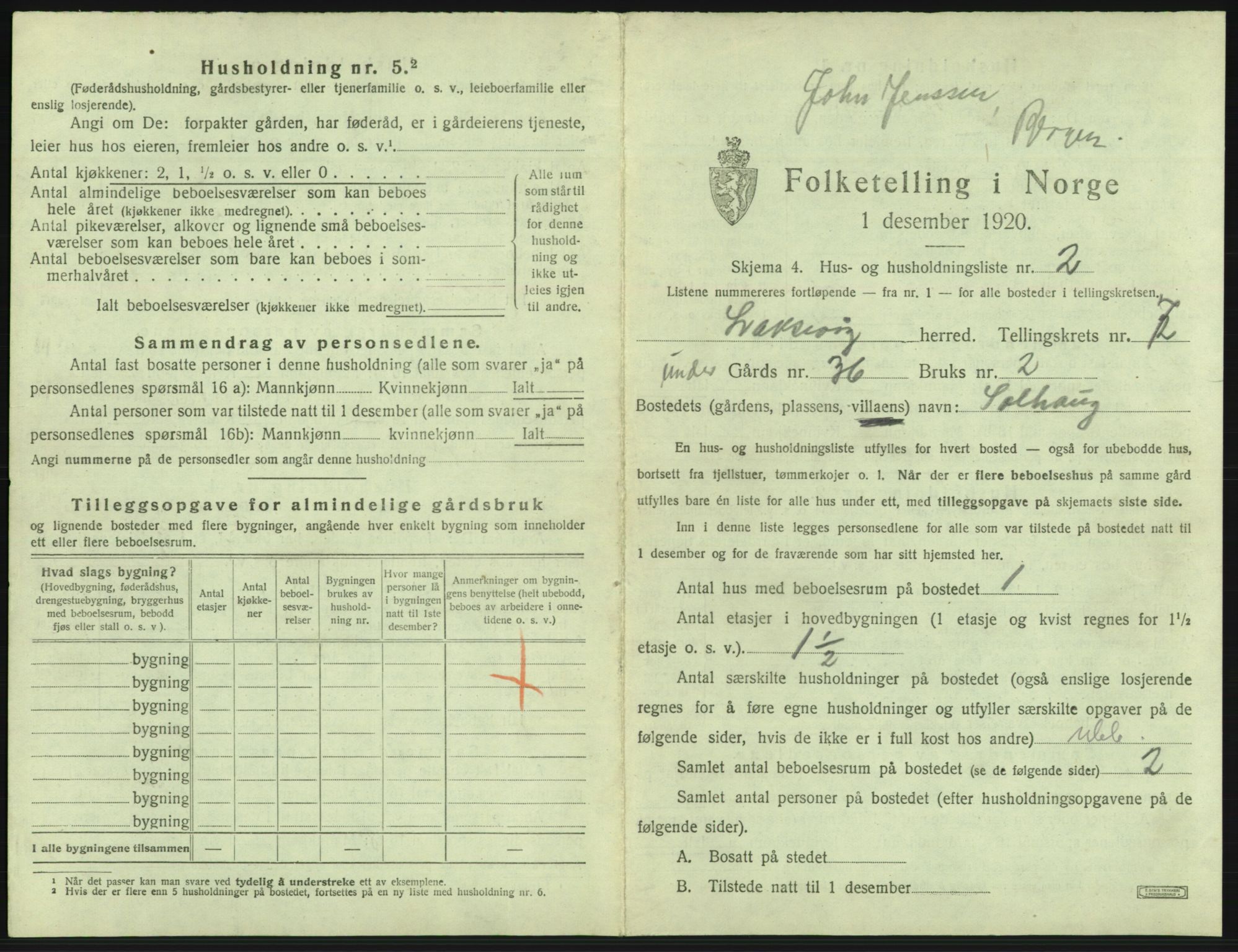 SAB, 1920 census for Laksevåg, 1920, p. 1568