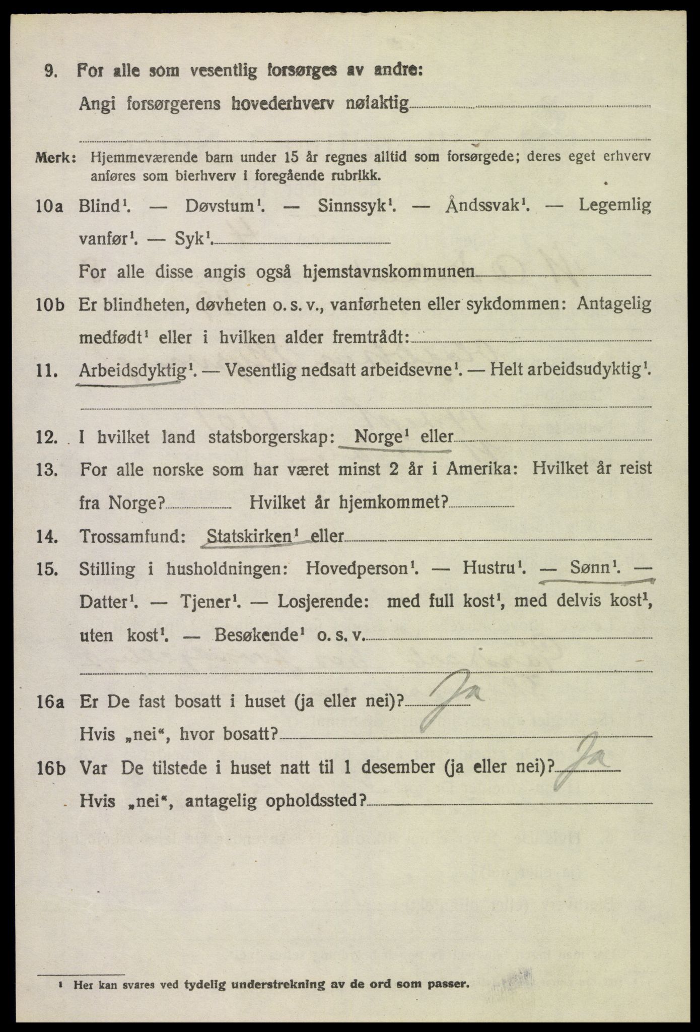 SAH, 1920 census for Nord-Odal, 1920, p. 9568