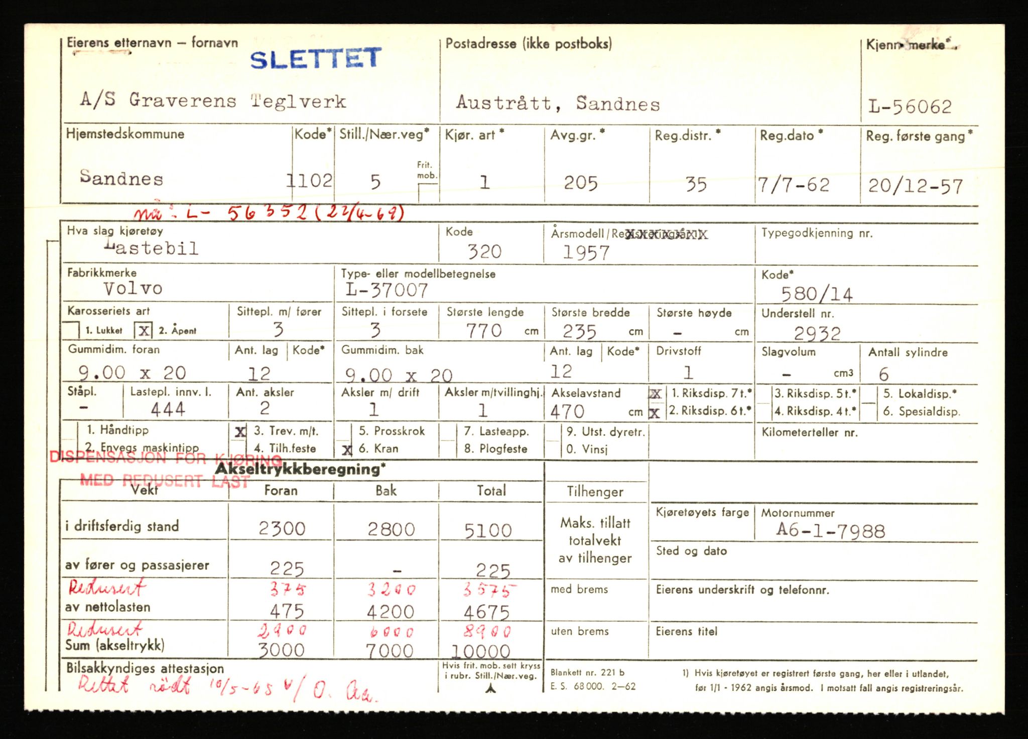 Stavanger trafikkstasjon, AV/SAST-A-101942/0/F/L0055: L-55700 - L-56499, 1930-1971, p. 597