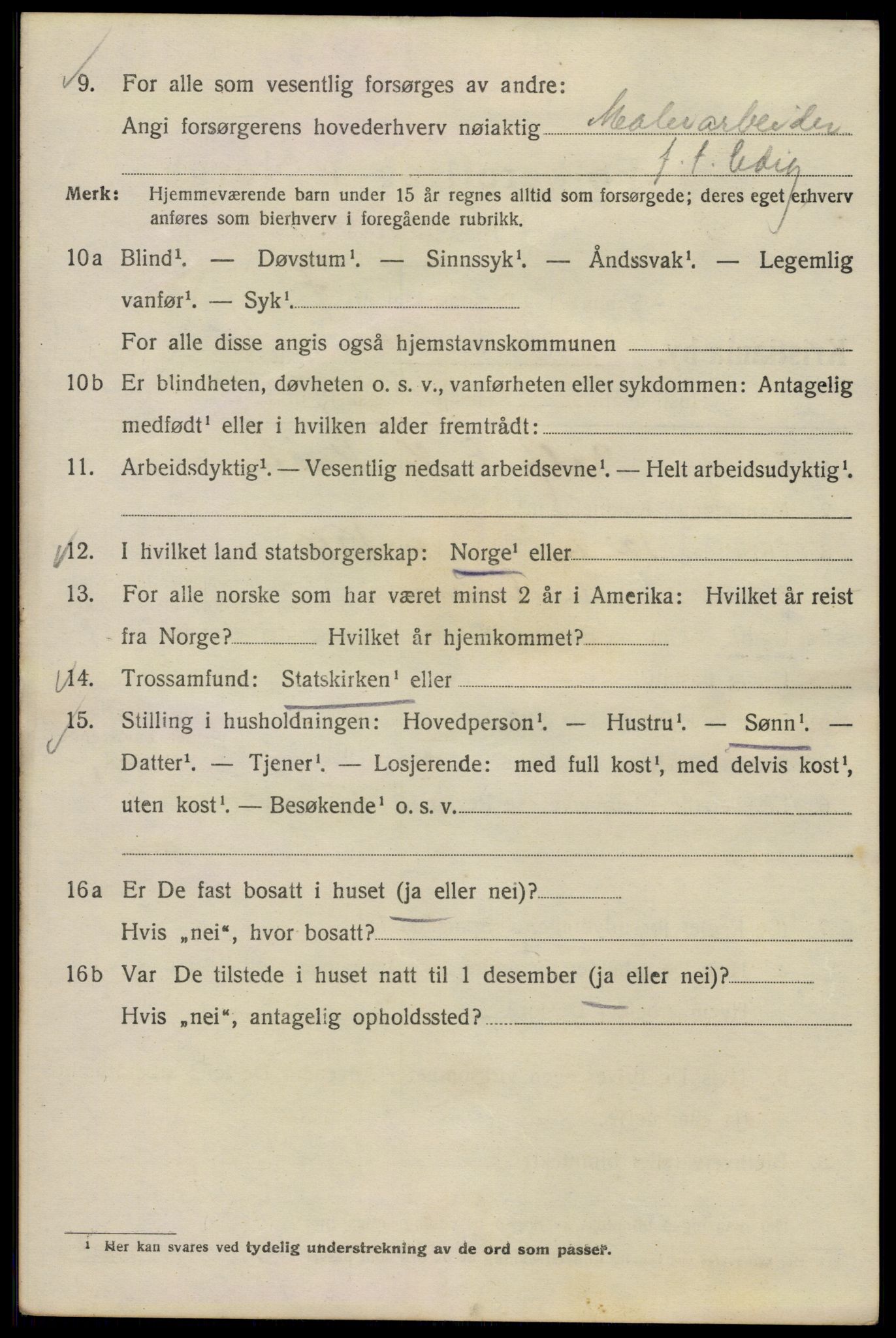 SAO, 1920 census for Kristiania, 1920, p. 269892