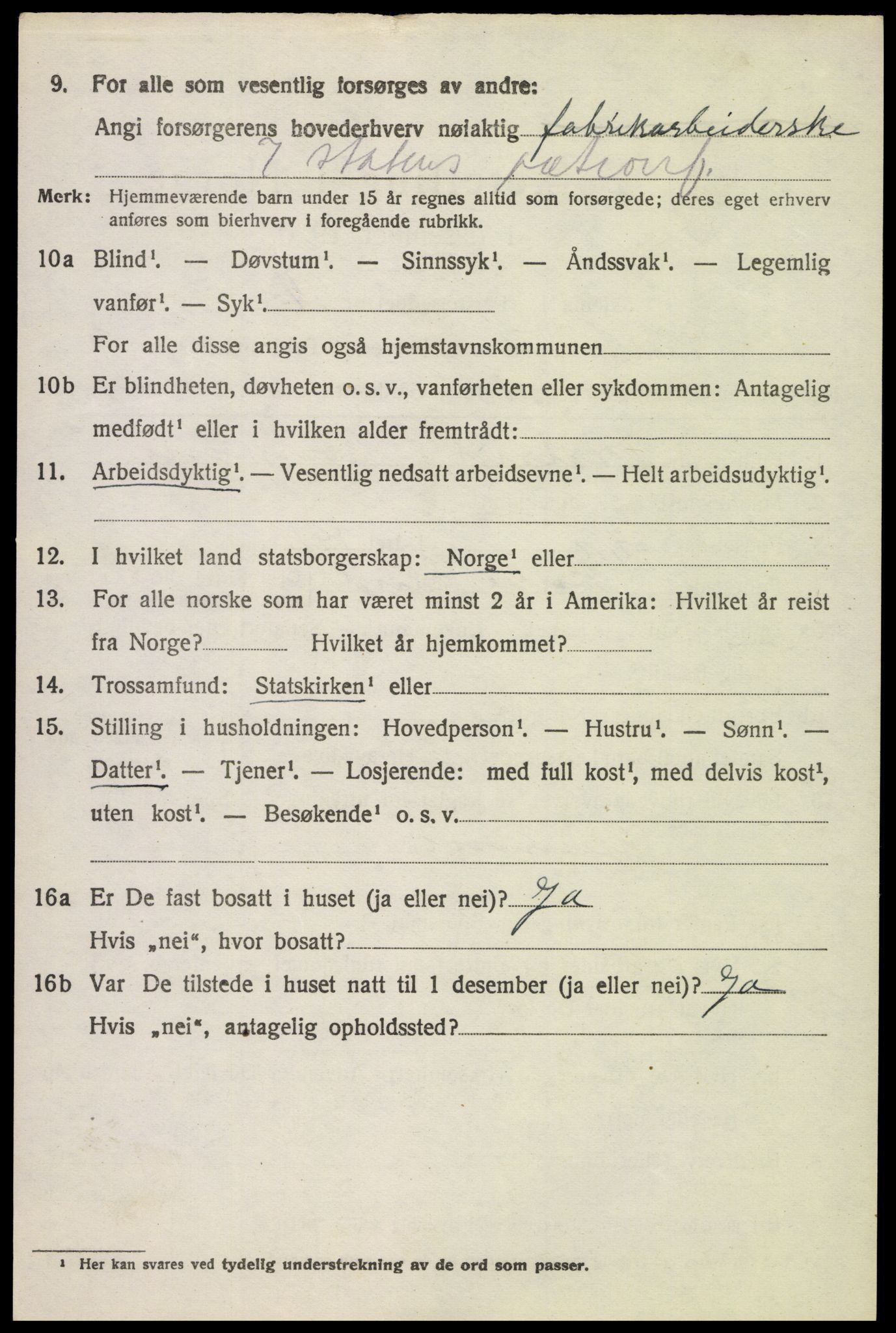SAH, 1920 census for Vestre Toten, 1920, p. 11635