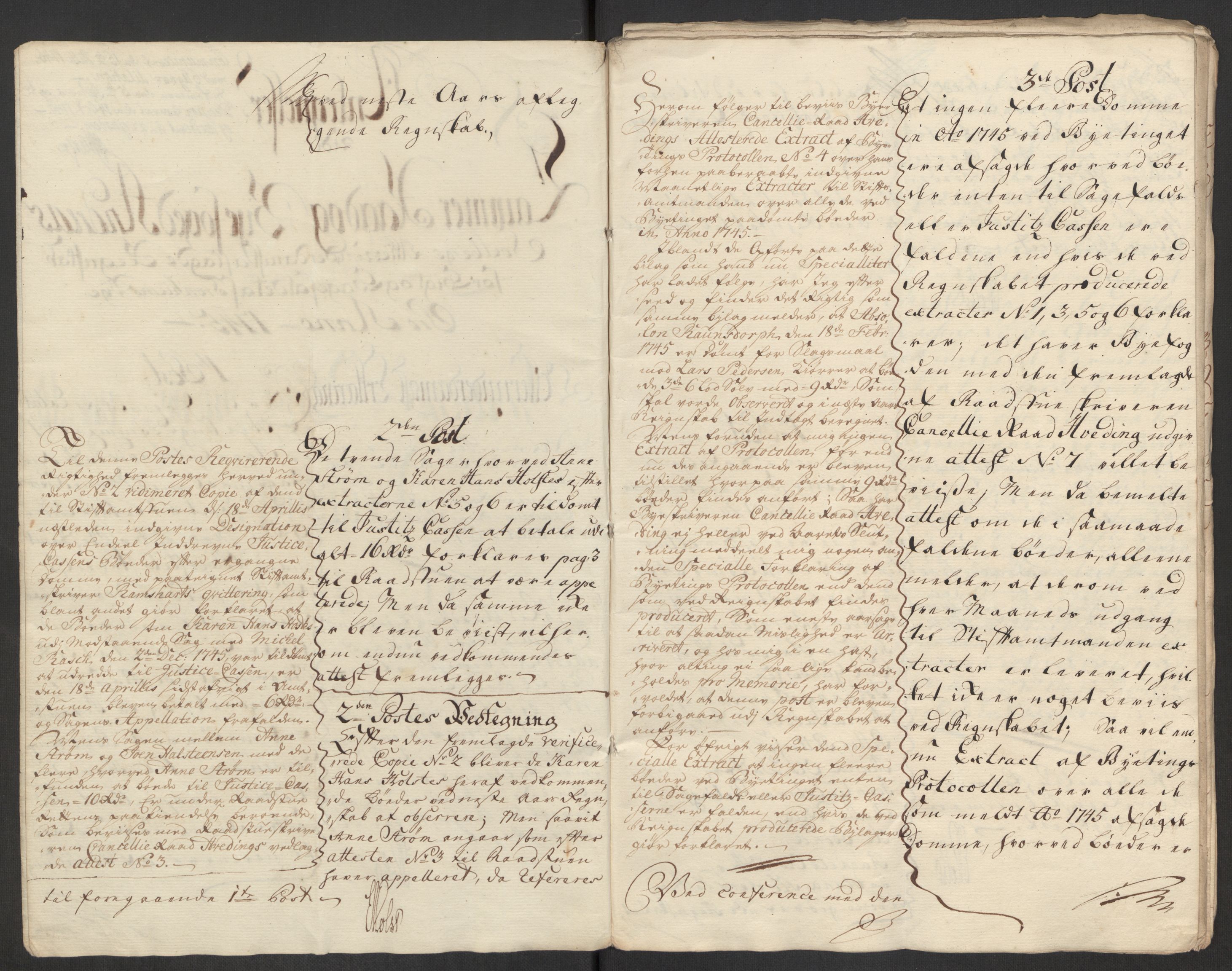 Rentekammeret inntil 1814, Reviderte regnskaper, Byregnskaper, AV/RA-EA-4066/R/Rs/L0541: [S22] Sikt og sakefall, 1743-1746, p. 266