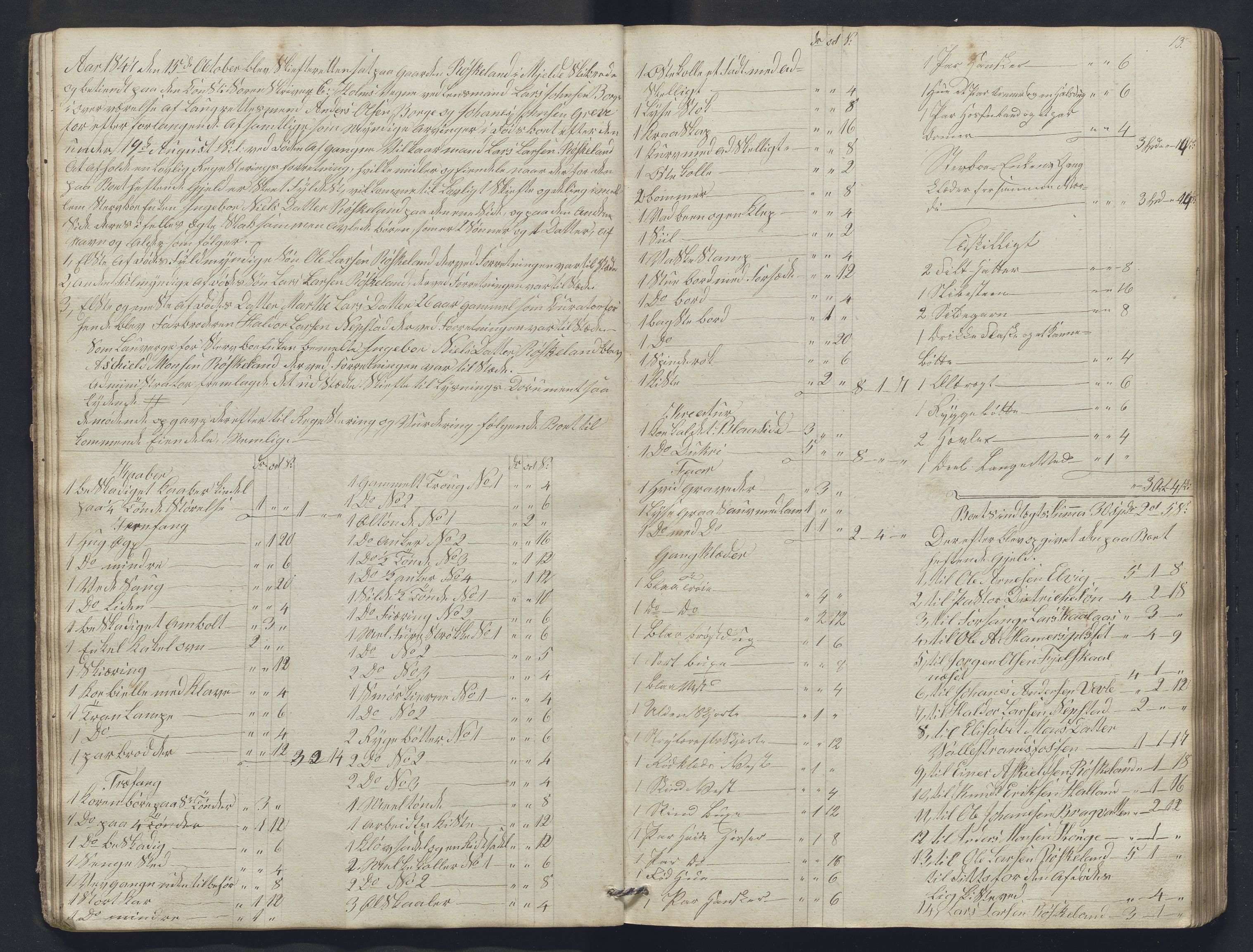 Nordhordland sorenskrivar, AV/SAB-A-2901/1/H/Hb/L0022: Registreringsprotokollar, 1846-1851, p. 13