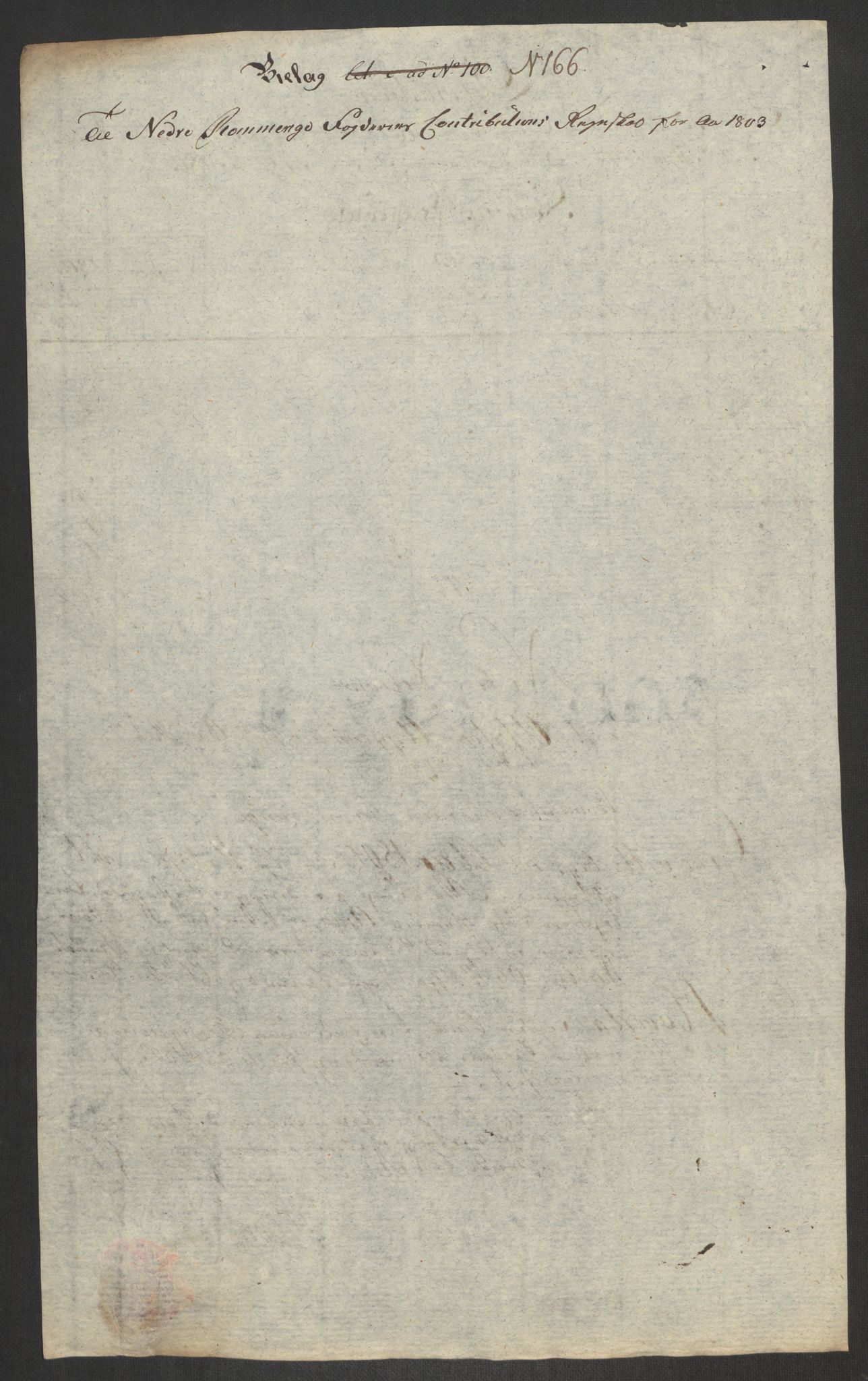 Rentekammeret inntil 1814, Reviderte regnskaper, Fogderegnskap, AV/RA-EA-4092/R11/L0679: Fogderegnskap Nedre Romerike, 1803, p. 450