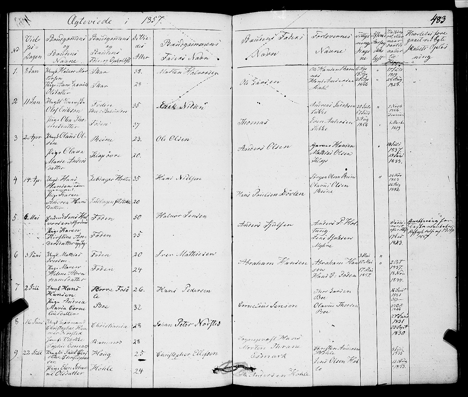 Ramnes kirkebøker, AV/SAKO-A-314/F/Fa/L0005: Parish register (official) no. I 5, 1841-1861, p. 482-483