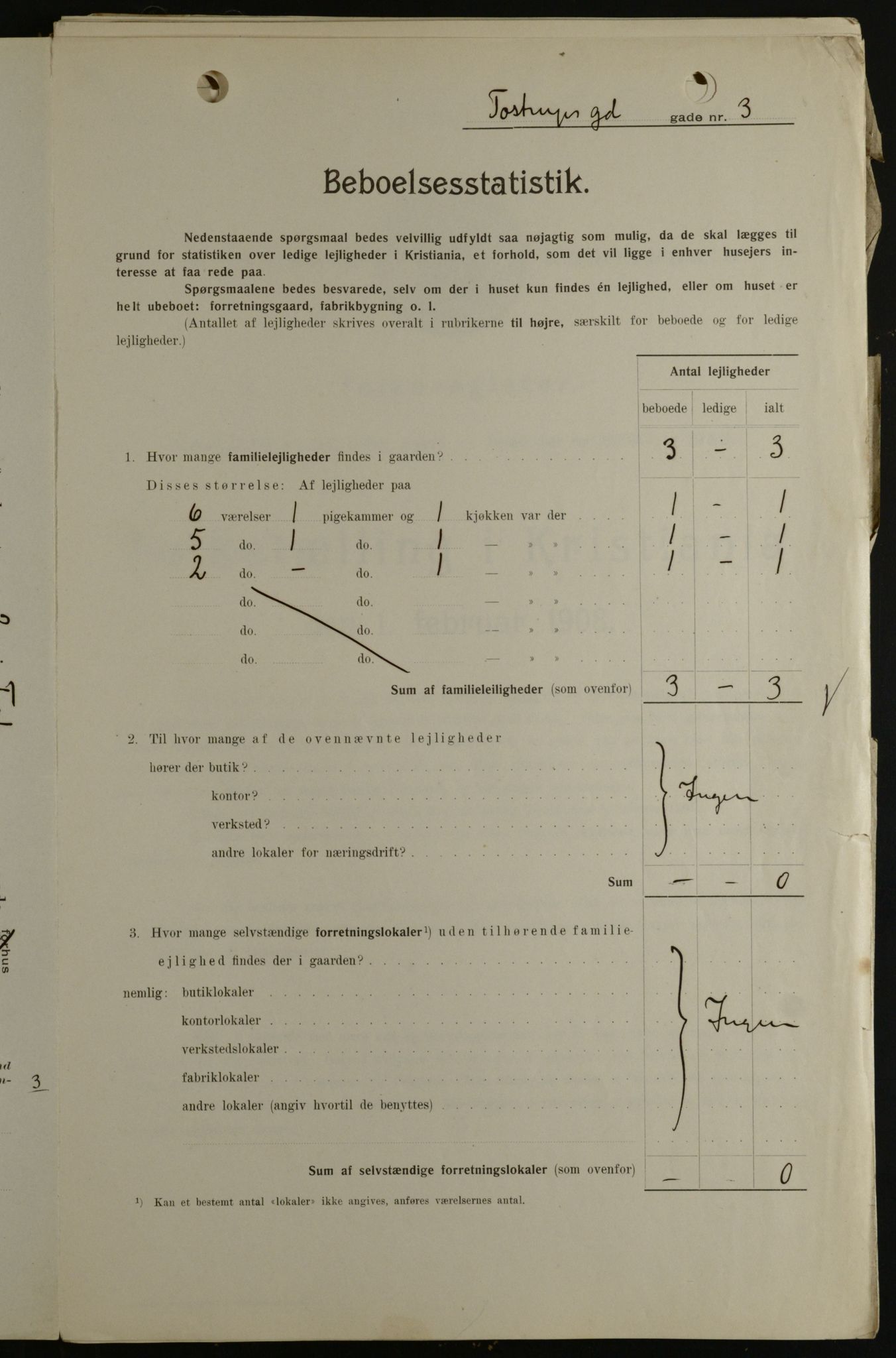 OBA, Municipal Census 1908 for Kristiania, 1908, p. 103651