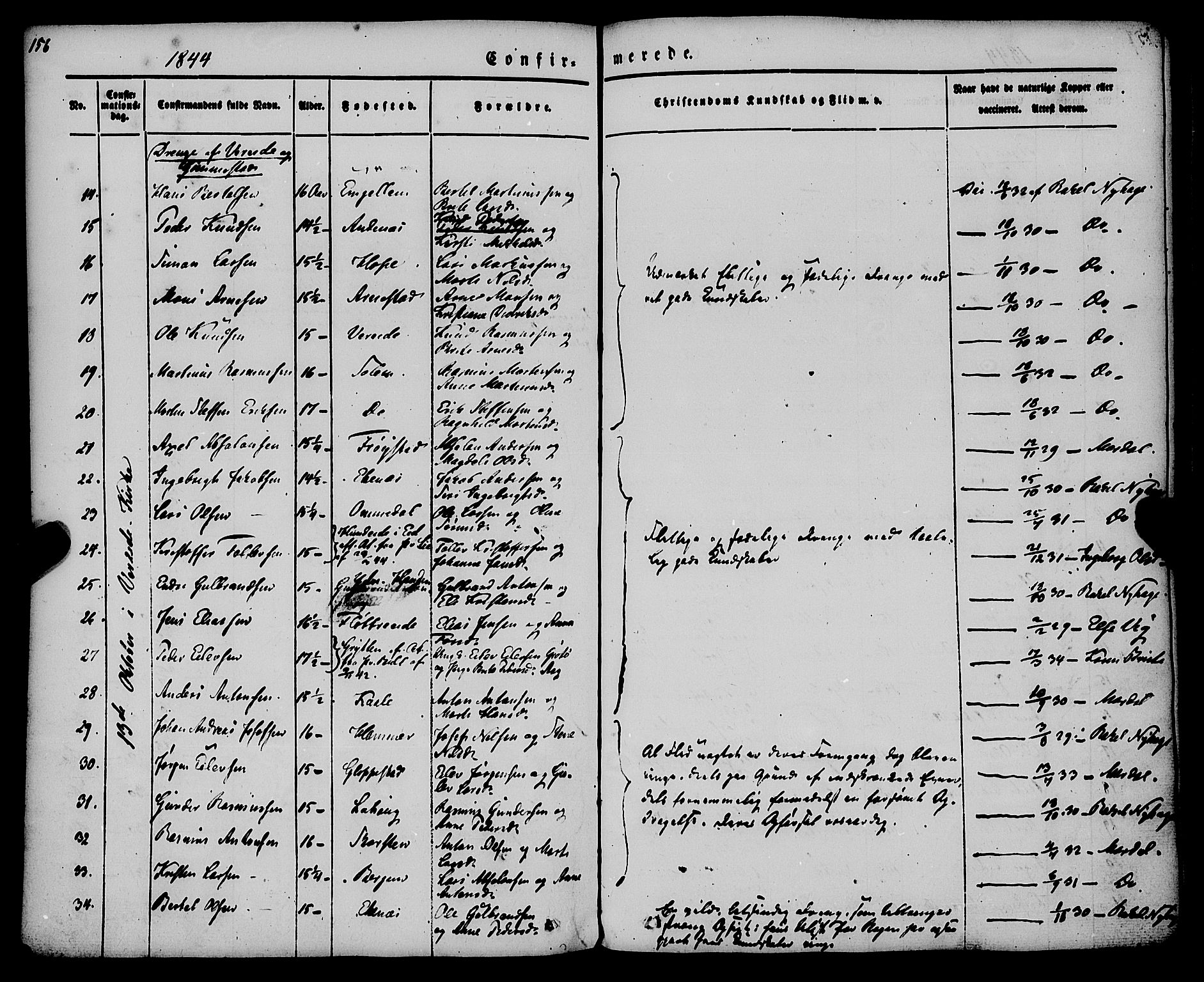 Gloppen sokneprestembete, AV/SAB-A-80101/H/Haa/Haaa/L0008: Parish register (official) no. A 8, 1837-1855, p. 156