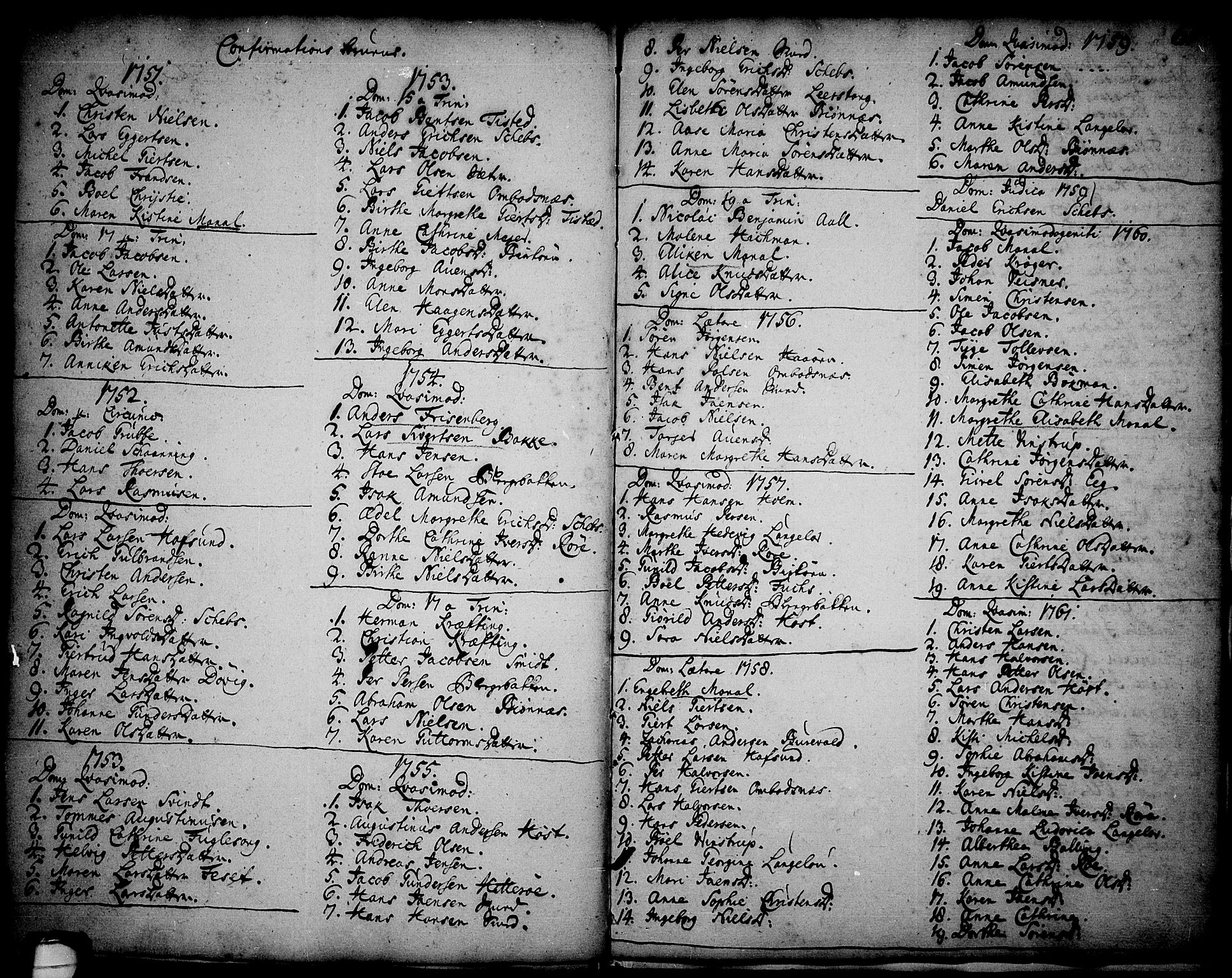Brevik kirkebøker, SAKO/A-255/F/Fa/L0002: Parish register (official) no. 2, 1720-1764, p. 65