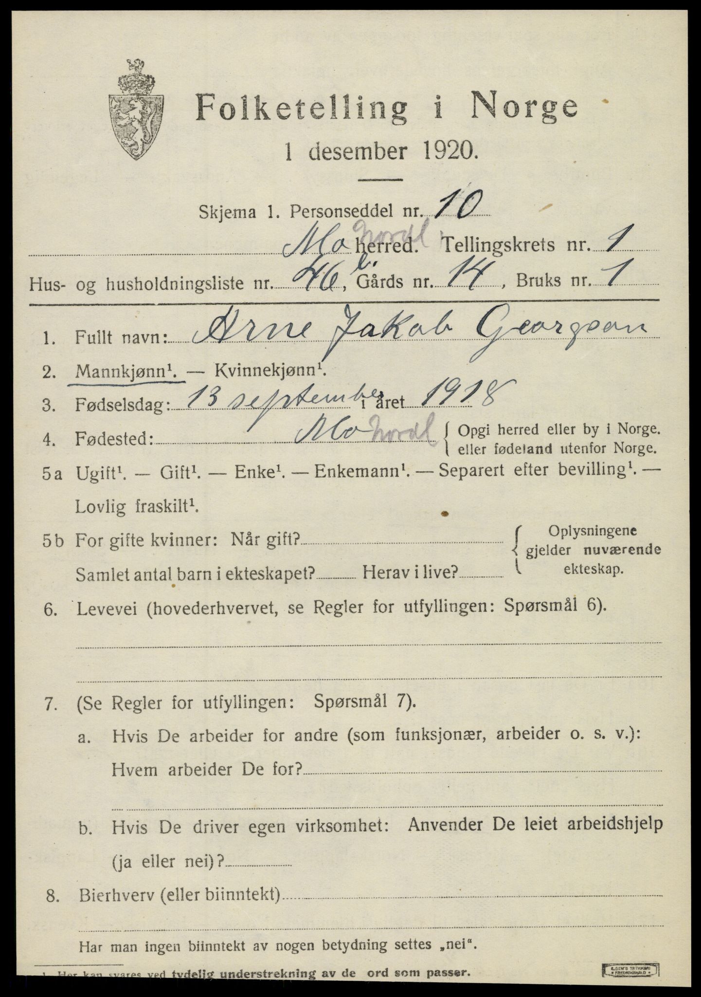 SAT, 1920 census for Mo, 1920, p. 2515