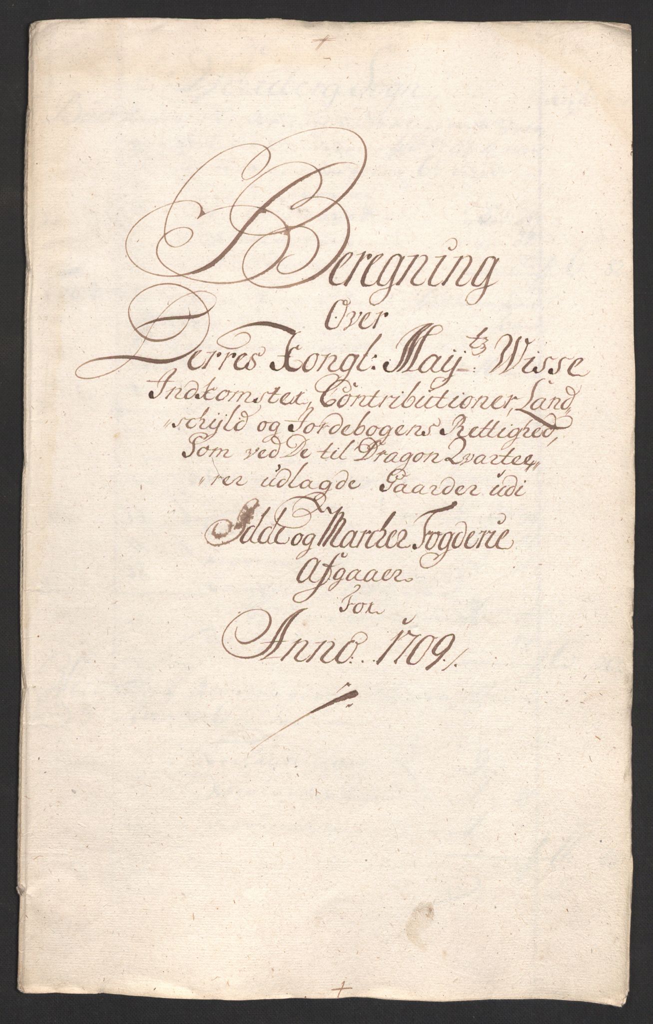 Rentekammeret inntil 1814, Reviderte regnskaper, Fogderegnskap, RA/EA-4092/R01/L0018: Fogderegnskap Idd og Marker, 1707-1709, p. 338