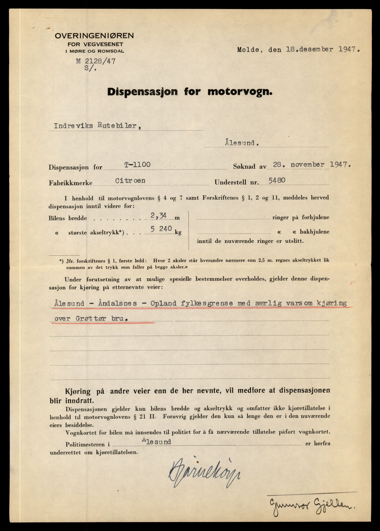 Møre og Romsdal vegkontor - Ålesund trafikkstasjon, AV/SAT-A-4099/F/Fe/L0010: Registreringskort for kjøretøy T 1050 - T 1169, 1927-1998, p. 1512