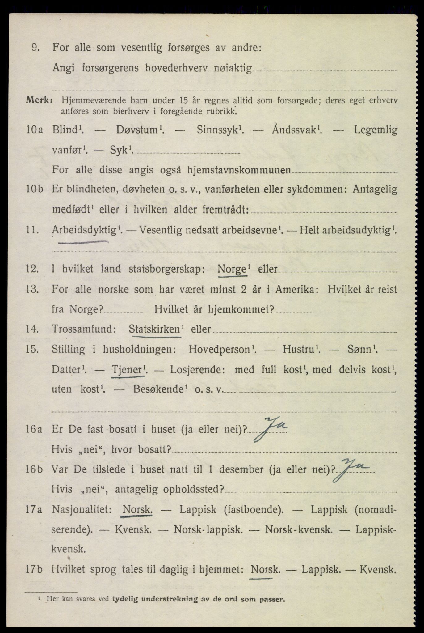 SAT, 1920 census for Borge, 1920, p. 6398