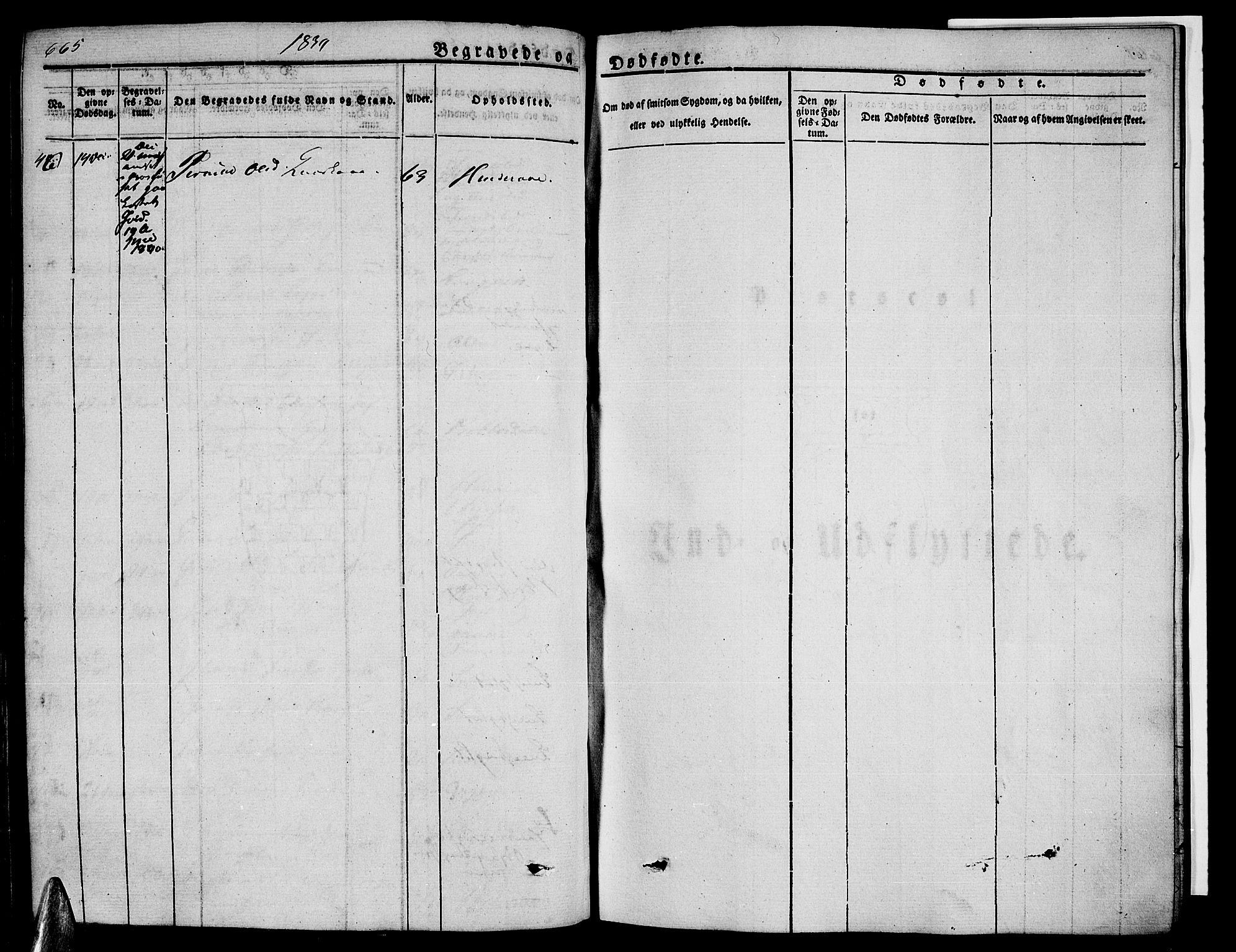 Ministerialprotokoller, klokkerbøker og fødselsregistre - Nordland, AV/SAT-A-1459/838/L0548: Parish register (official) no. 838A06, 1829-1839, p. 665-666