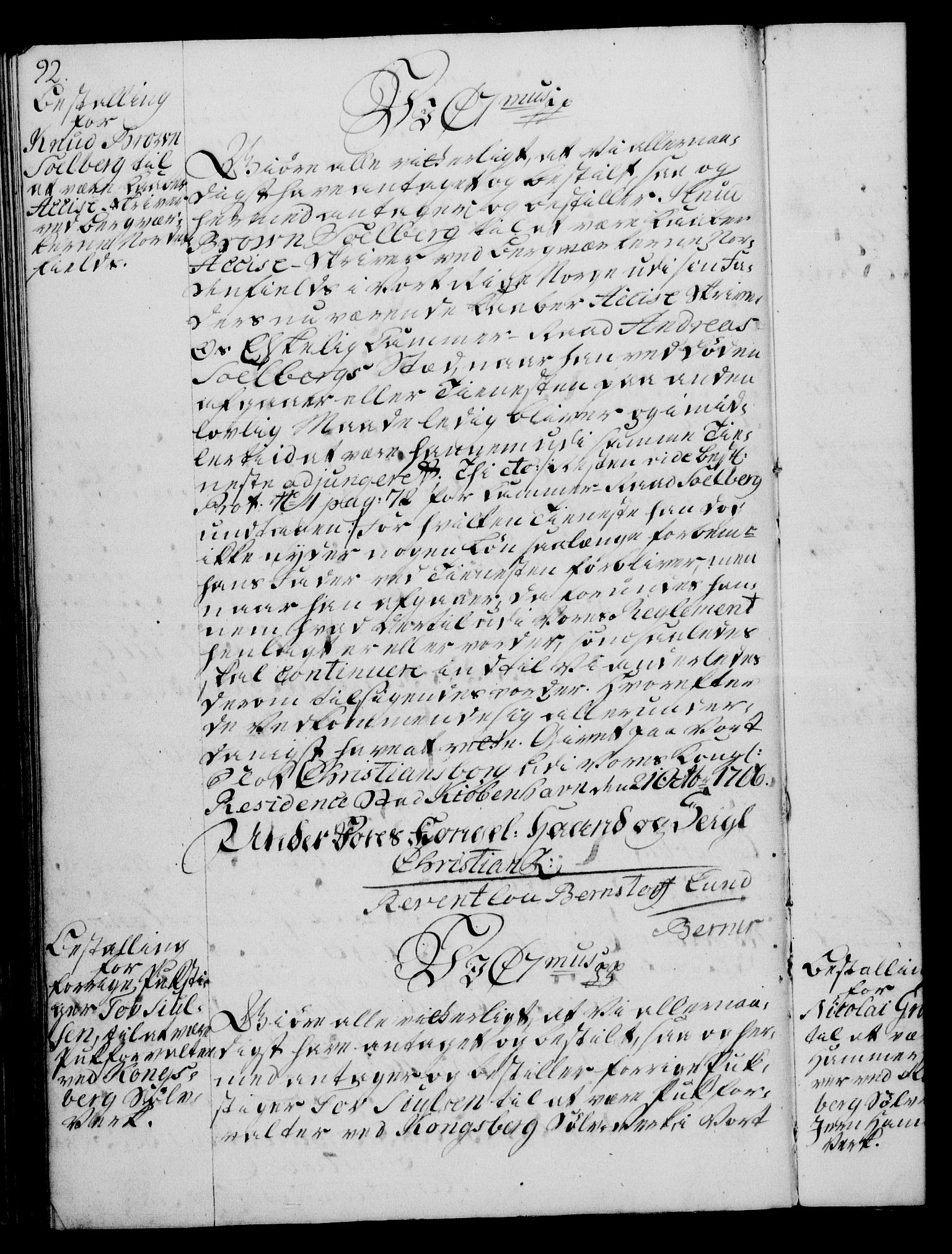 Rentekammeret, Kammerkanselliet, RA/EA-3111/G/Gg/Gge/L0004: Norsk bestallingsprotokoll med register (merket RK 53.28), 1762-1771, p. 92