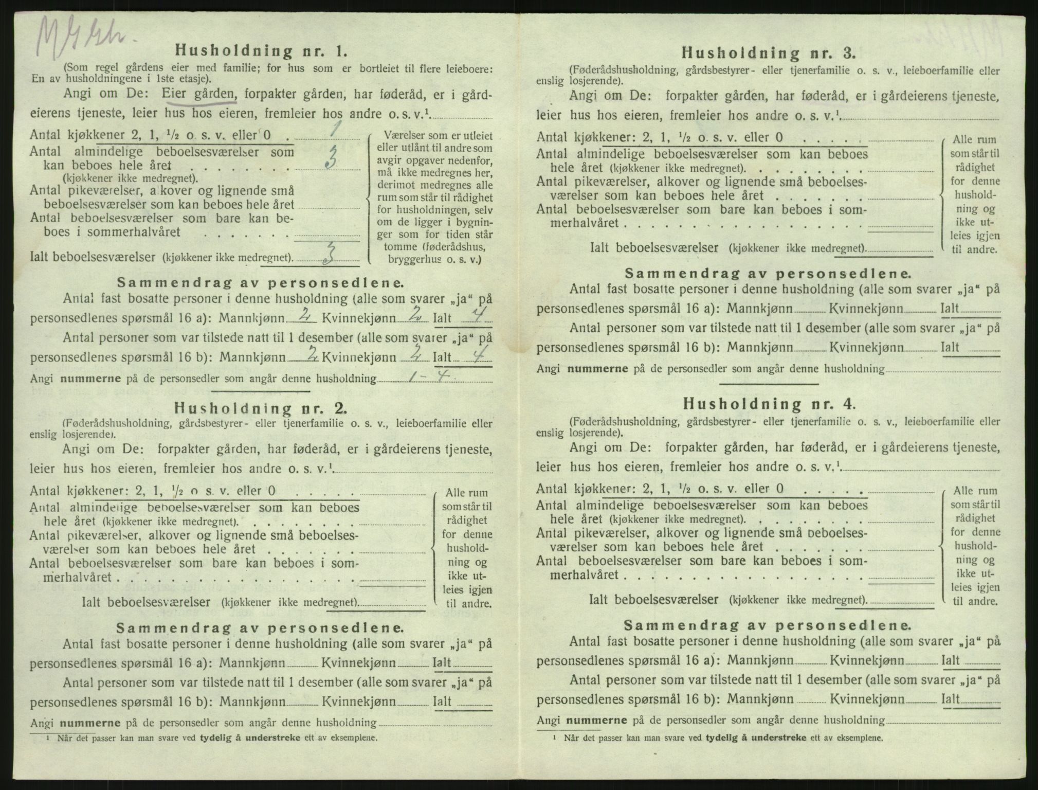 SAKO, 1920 census for Brunlanes, 1920, p. 846