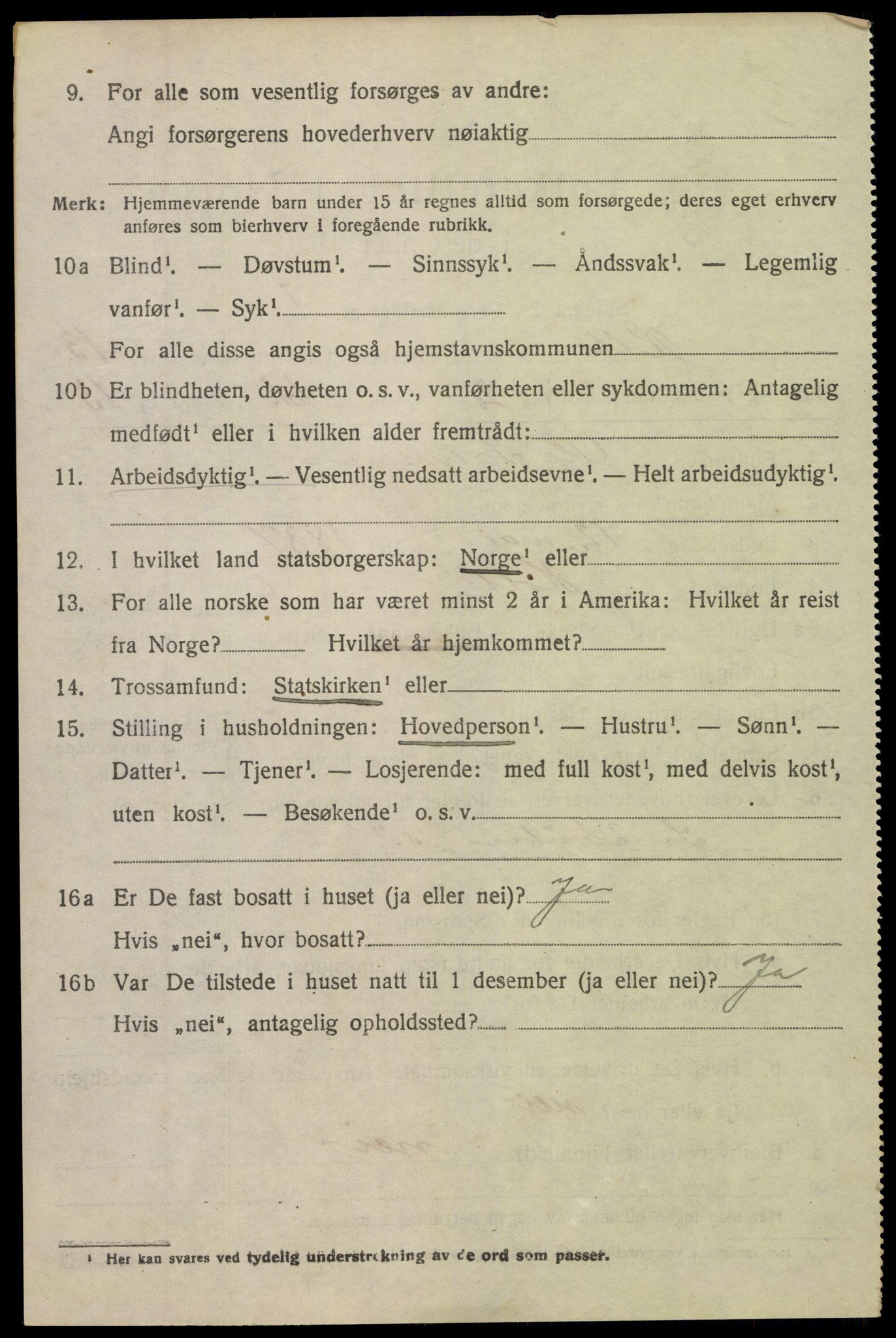 SAK, 1920 census for Holt, 1920, p. 7637