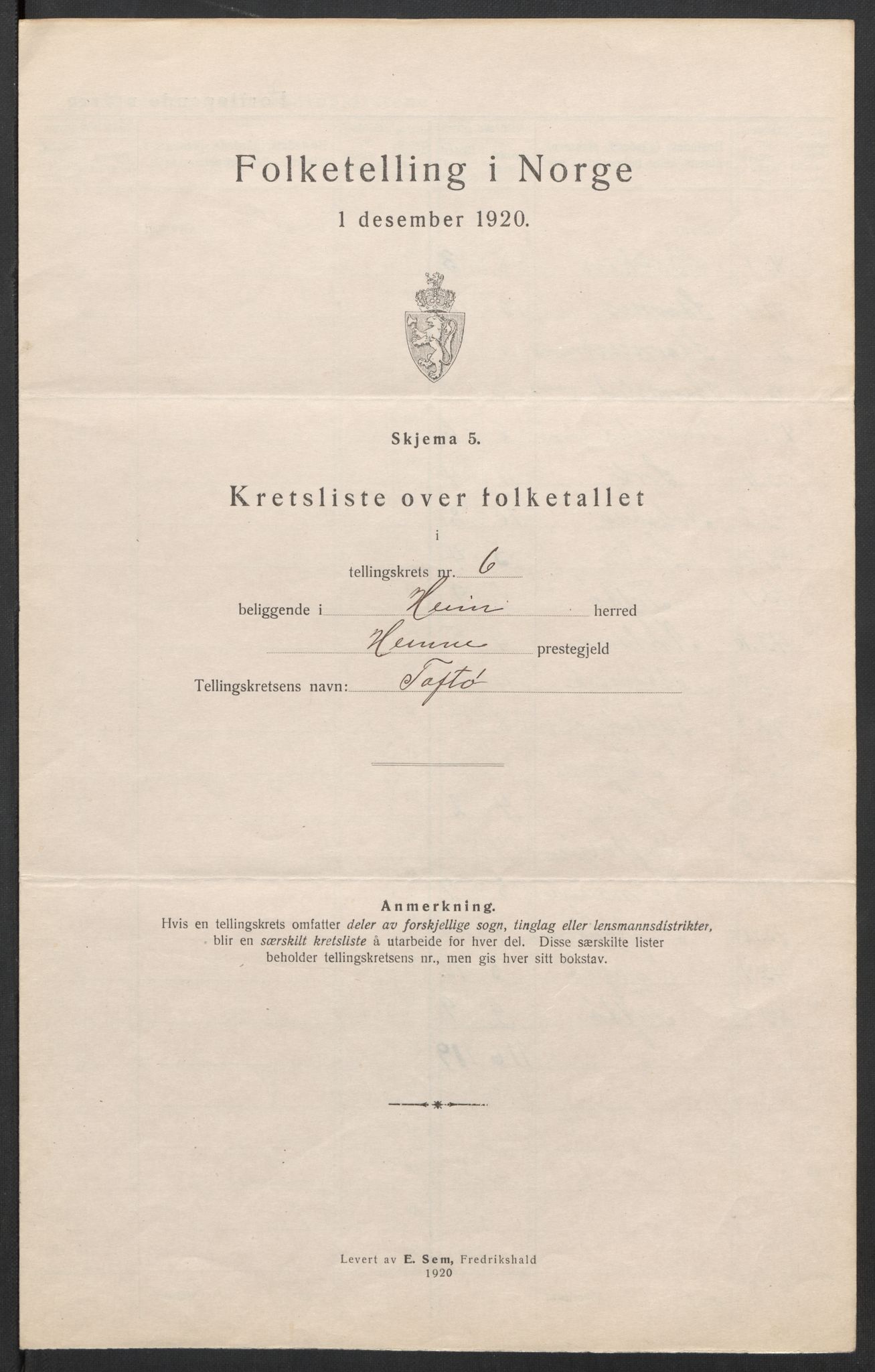 SAT, 1920 census for Heim, 1920, p. 25