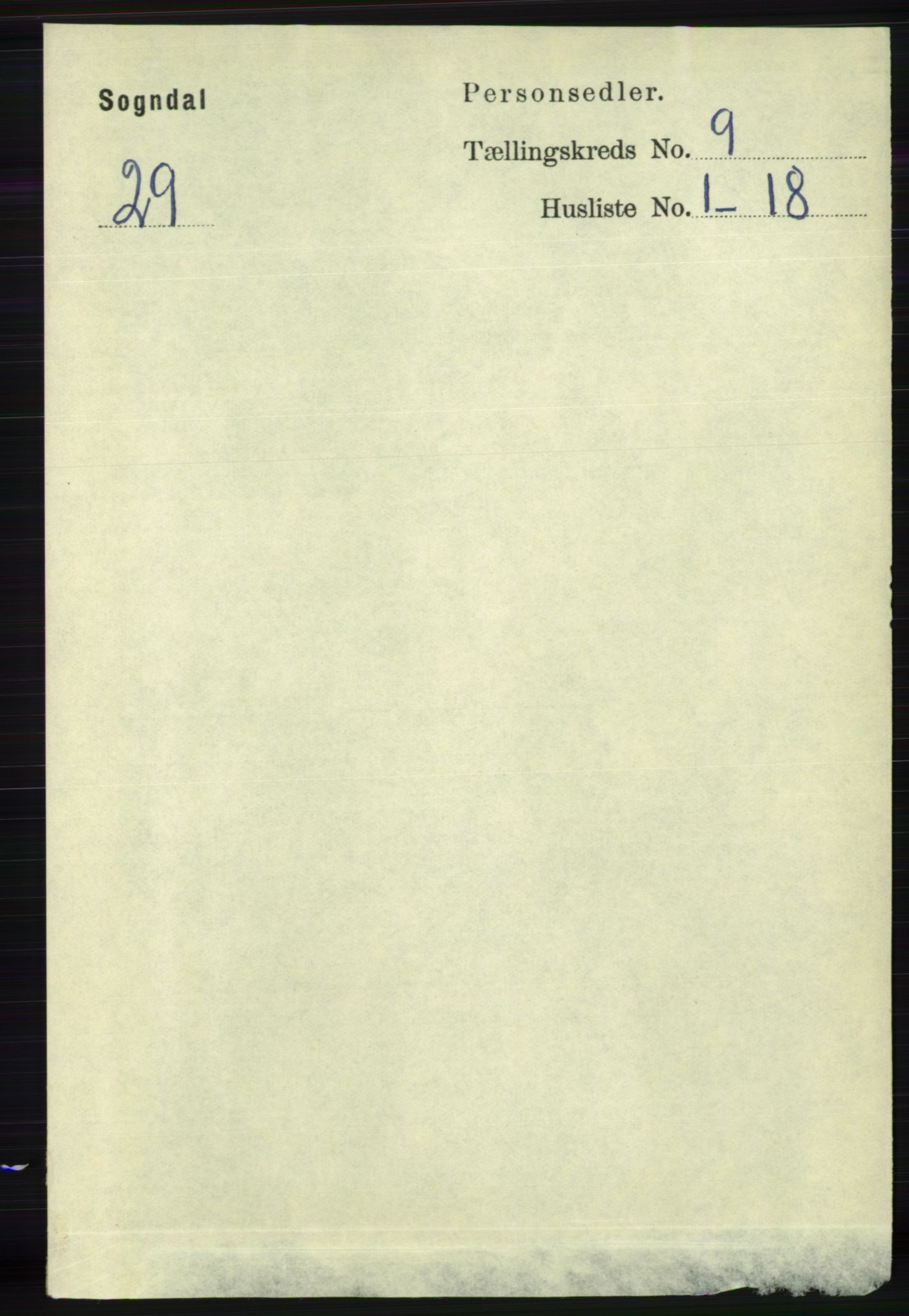 RA, 1891 census for 1111 Sokndal, 1891, p. 3153